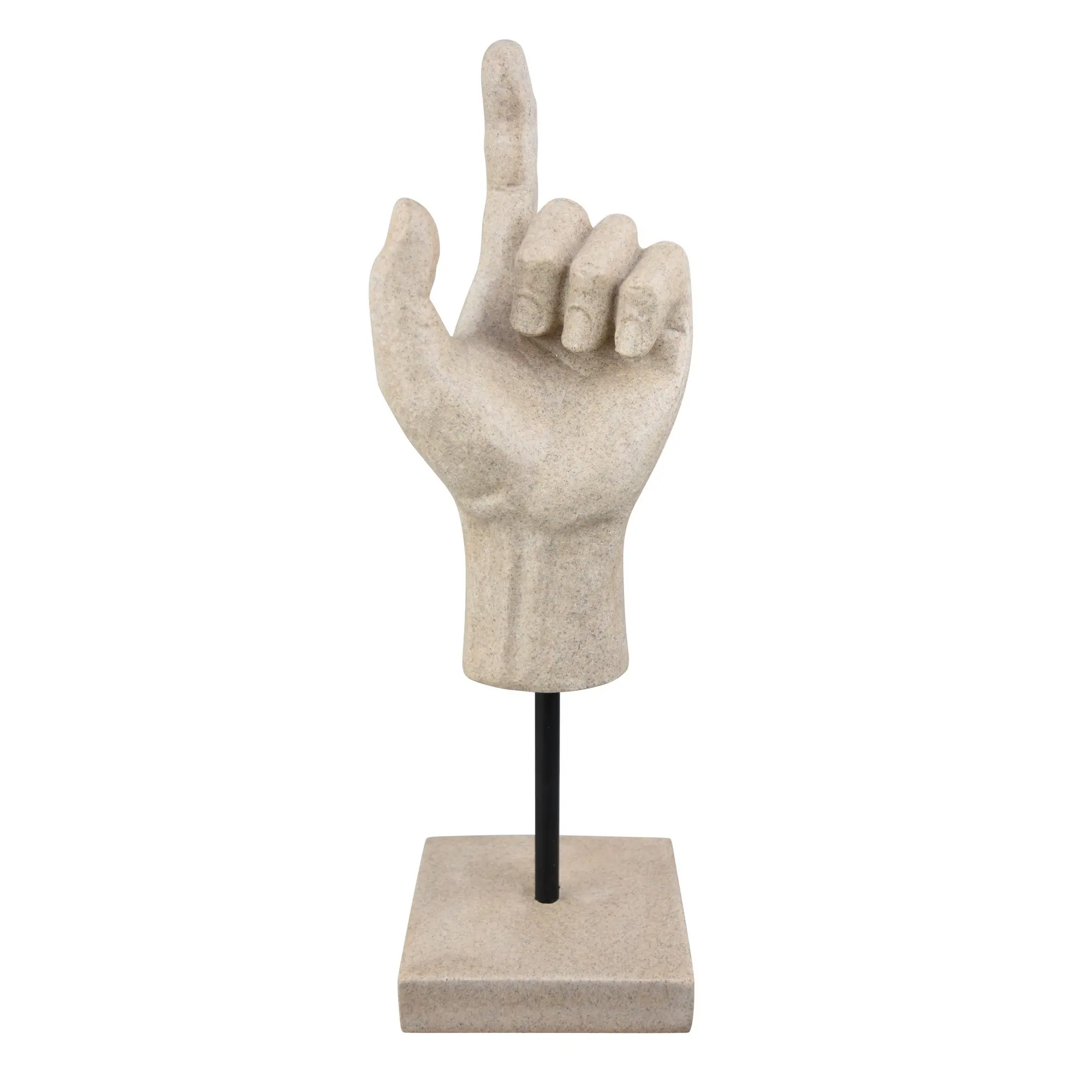 Sand Hand Form Sculpture-1