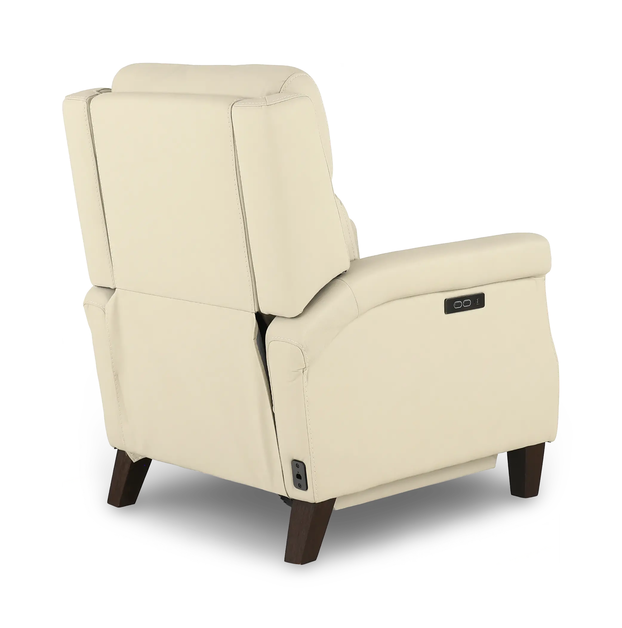 Finley Alabaster Leather High-Leg Power Recliner-7