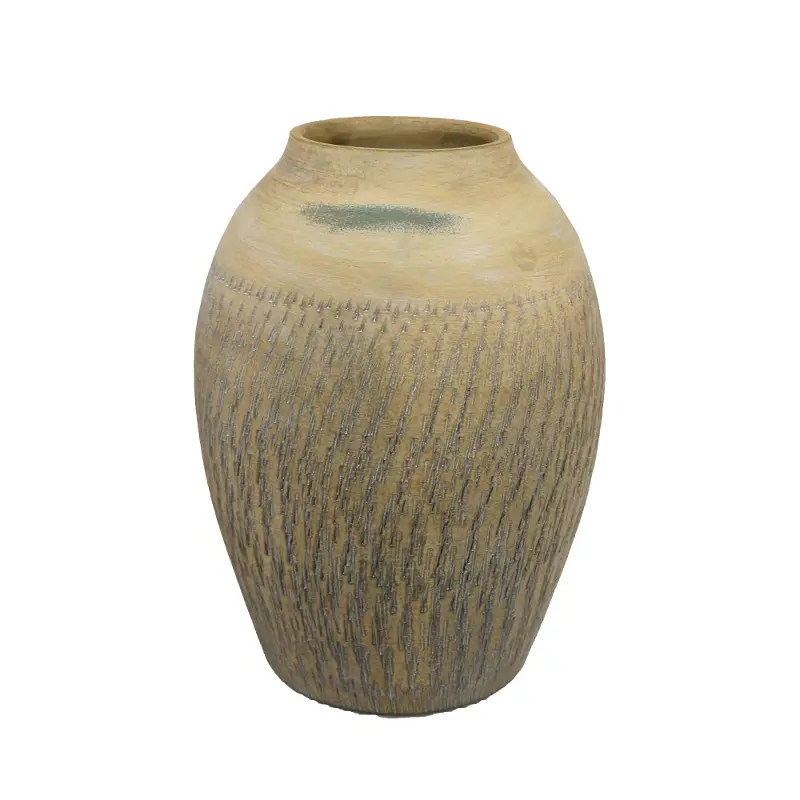 Elana Small Multi Earth Tone Textured Vase