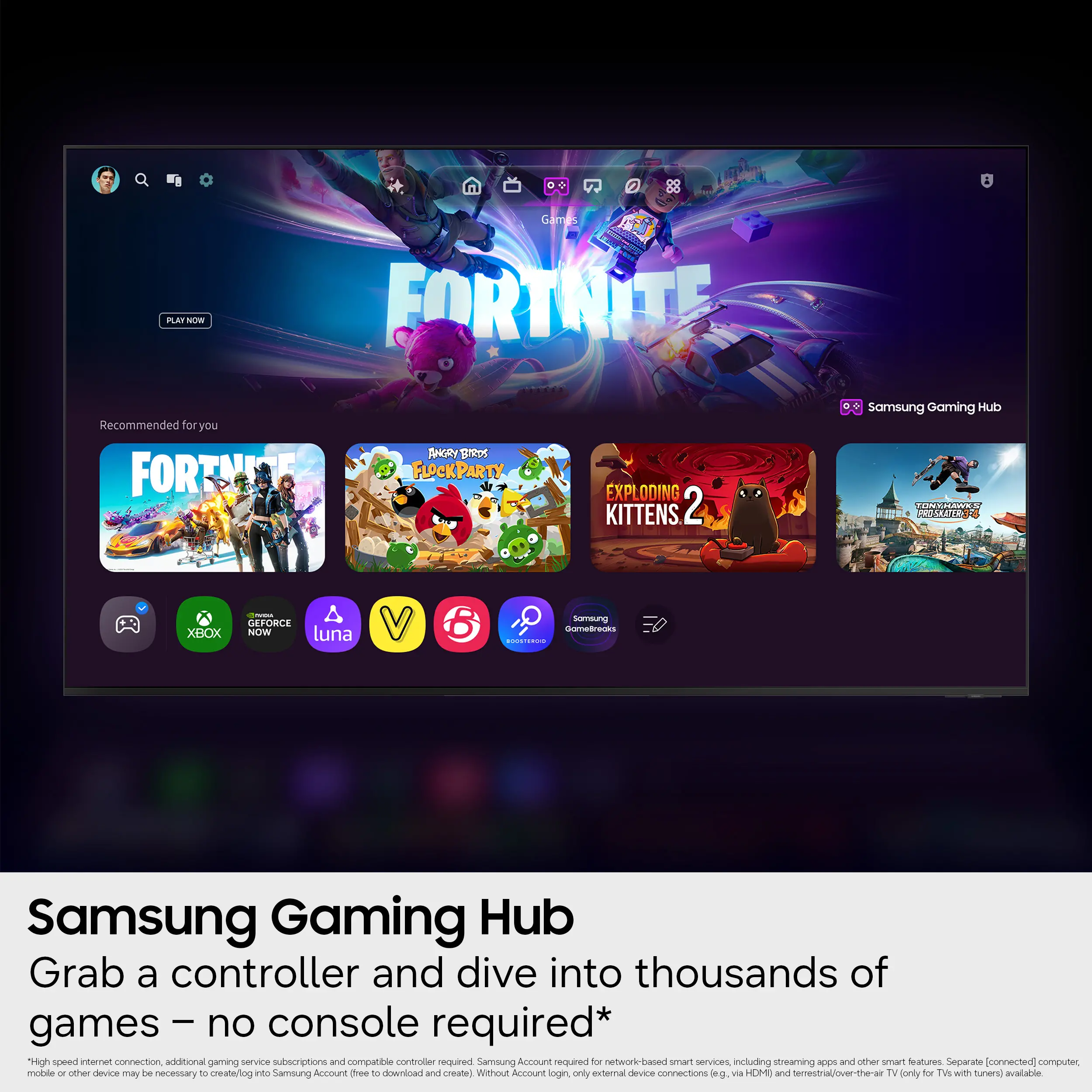 QN83S95HAEXZA Samsung 83 Class S95H Series OLED 4K UHD Samsung Vision AI Smart Tizen TV-13