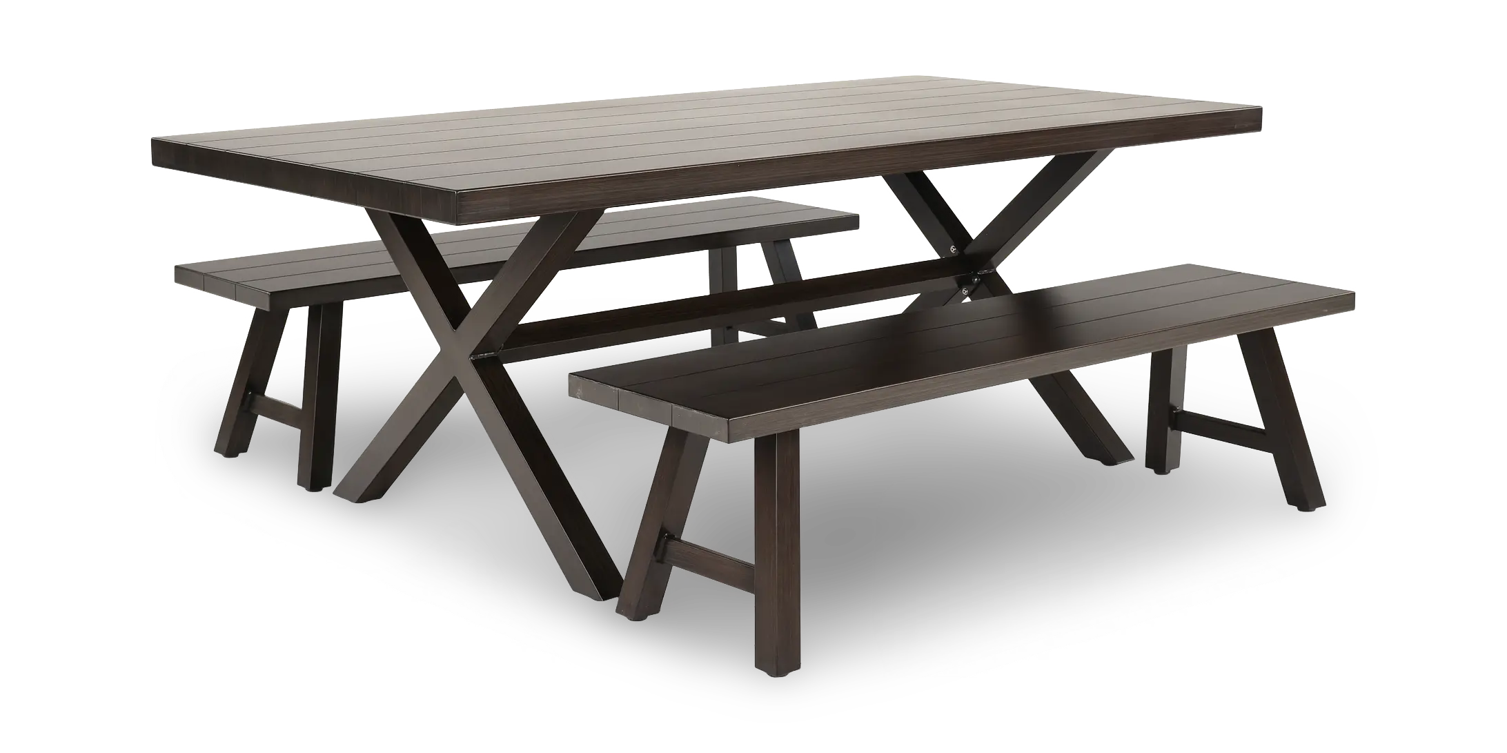Marina Brown 3 Piece Patio Table Set-1