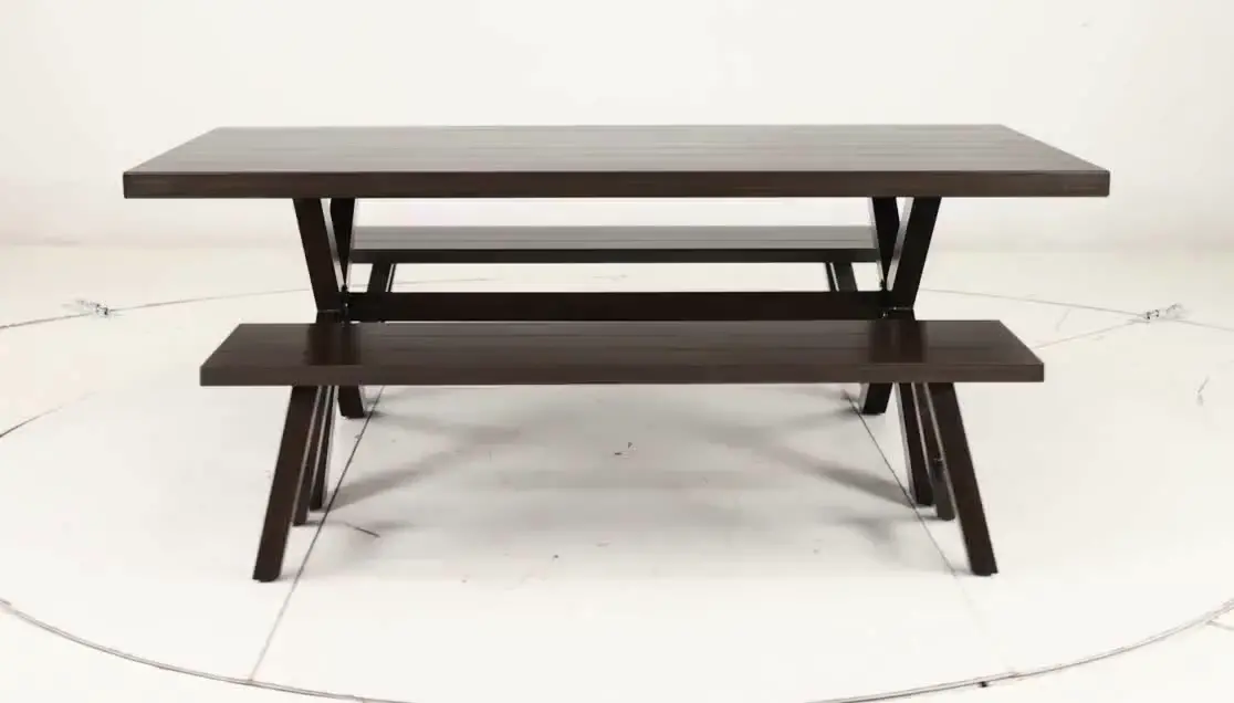Marina Brown 3 Piece Patio Table Set-10
