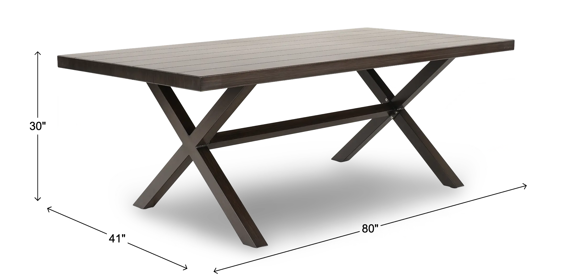 Marina Brown 3 Piece Patio Table Set-3