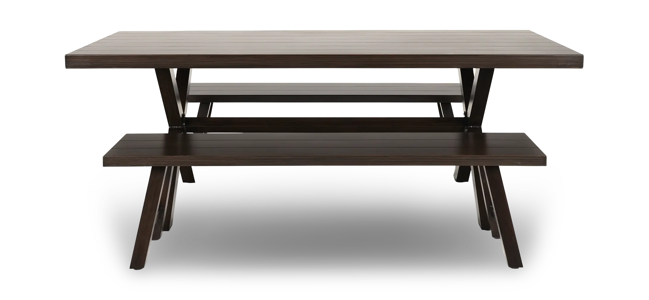 Marina Brown 3 Piece Patio Table Set-5