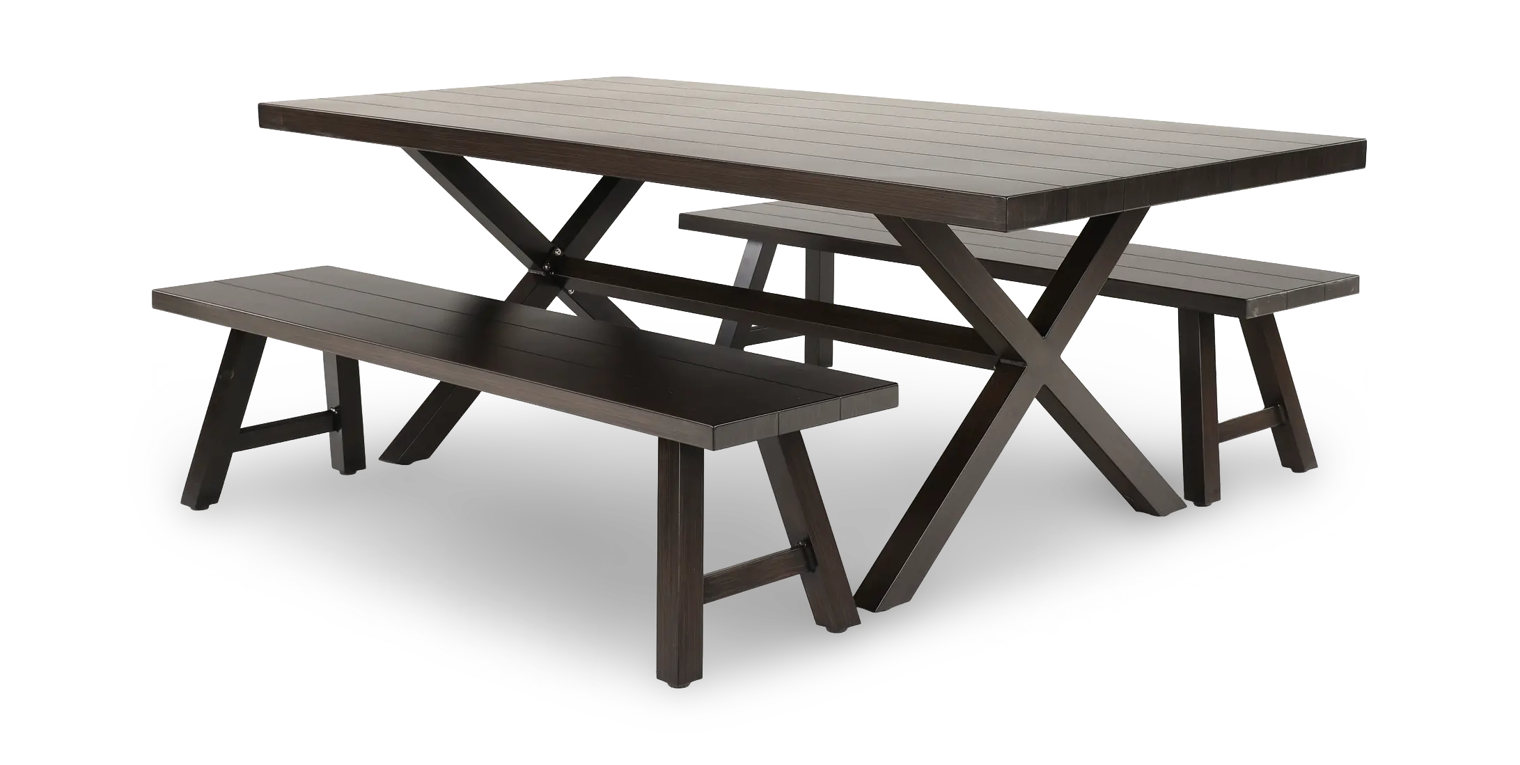 Marina Brown 3 Piece Patio Table Set-6
