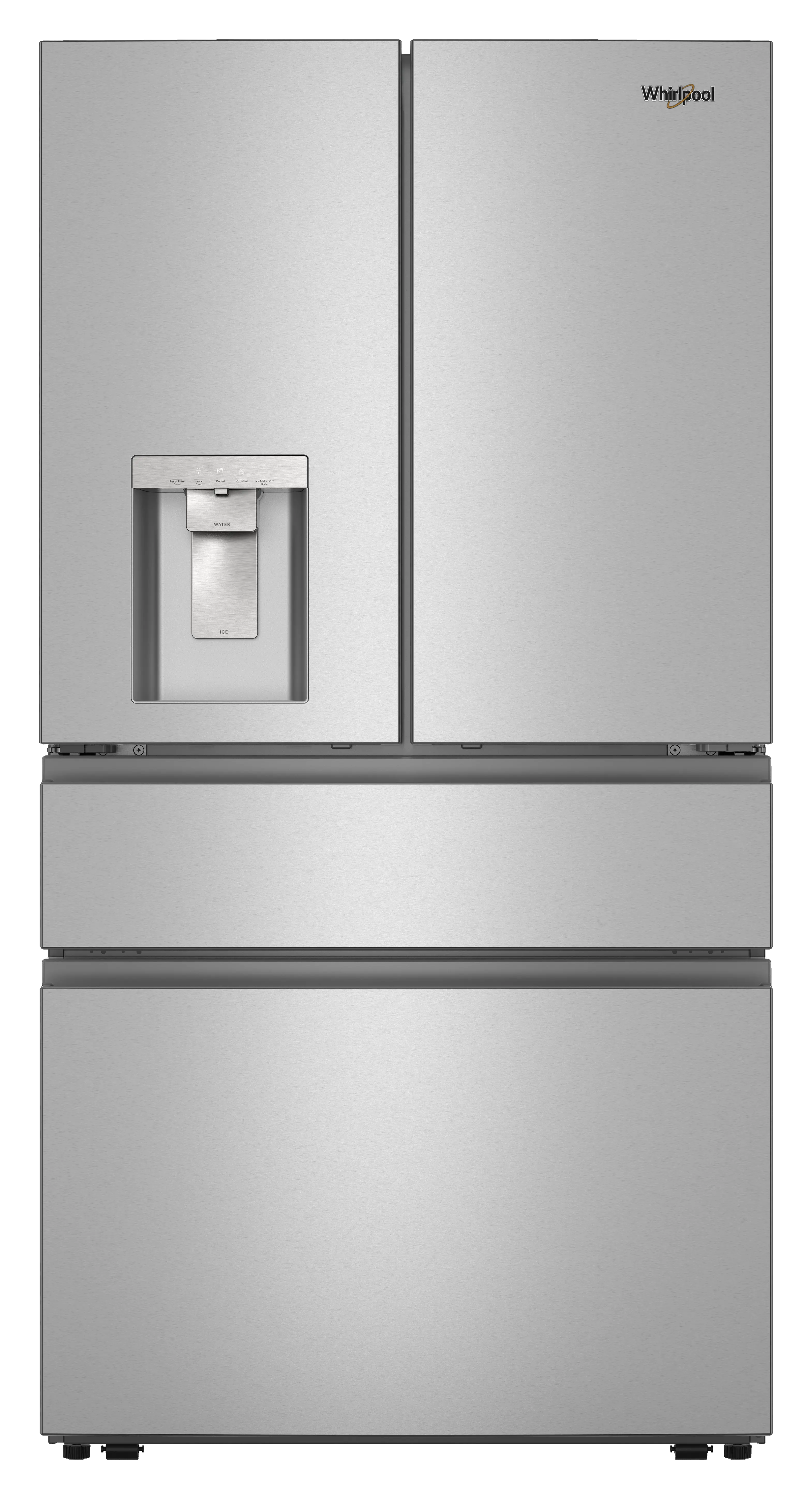WRMF3736SZ Whirlpool 29 Cu Ft 4-Door French Door Refrigerator with Flexible Temperature Drawer - Stainless Steel-1