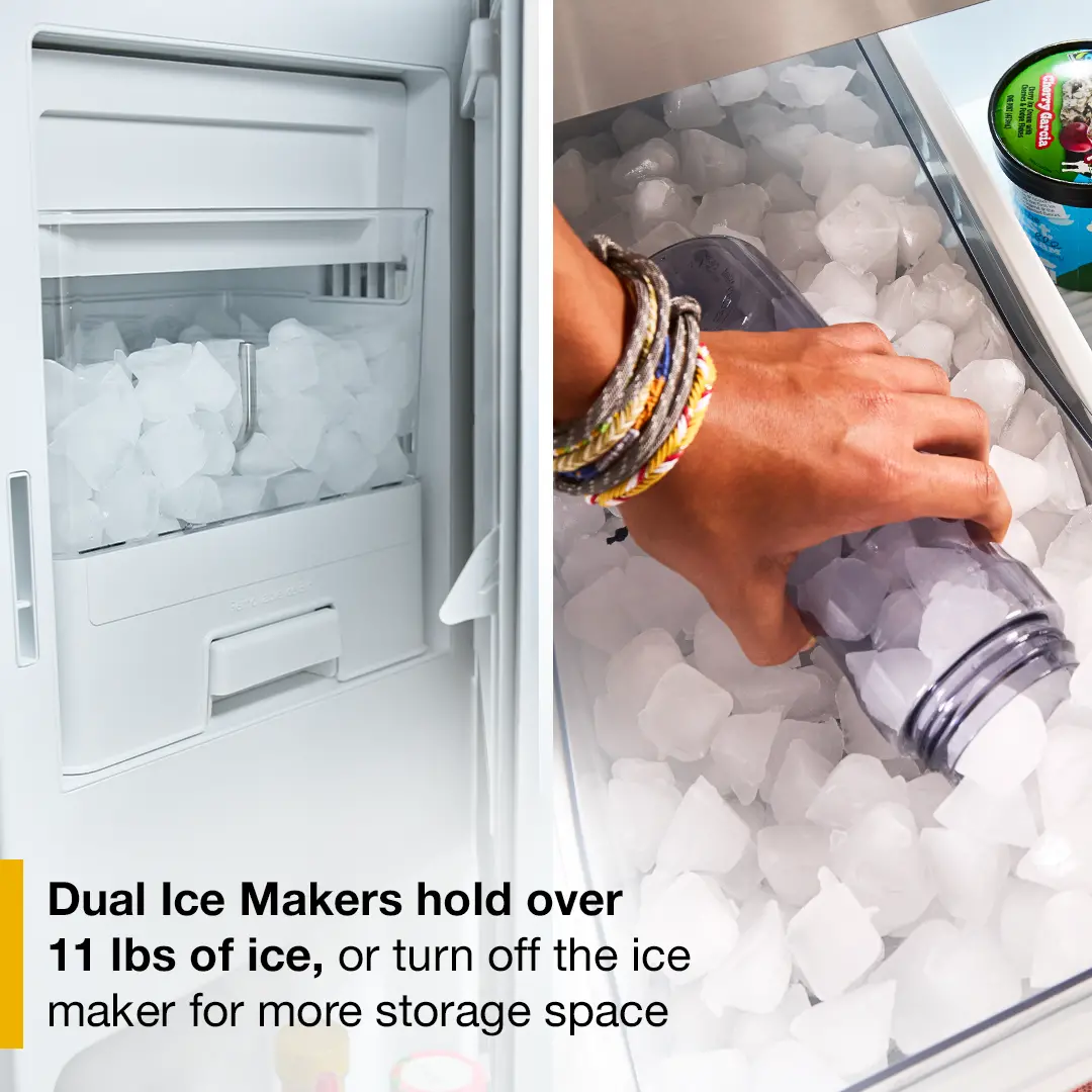 WRMF3736SZ Whirlpool 29 Cu Ft 4-Door French Door Refrigerator with Flexible Temperature Drawer - Stainless Steel-20