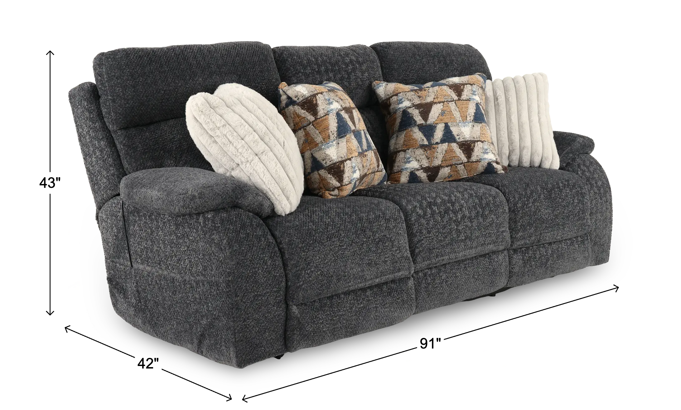 762821/1963-28 Joya Galaxy Gray Power Reclining Sofa with Heat and Massage-3