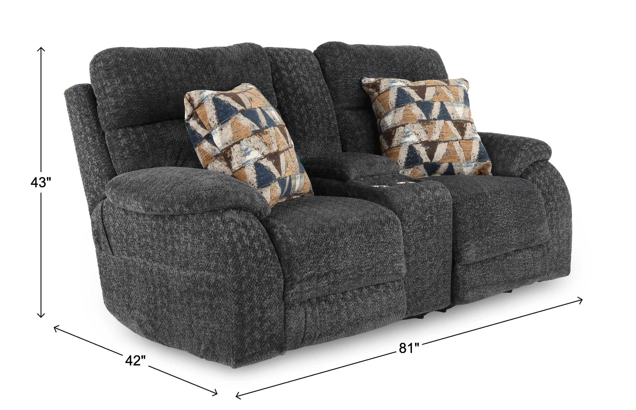 762829/1963-28 Joya Galaxy Gray Power Reclining Loveseat with Heat and Massage-3
