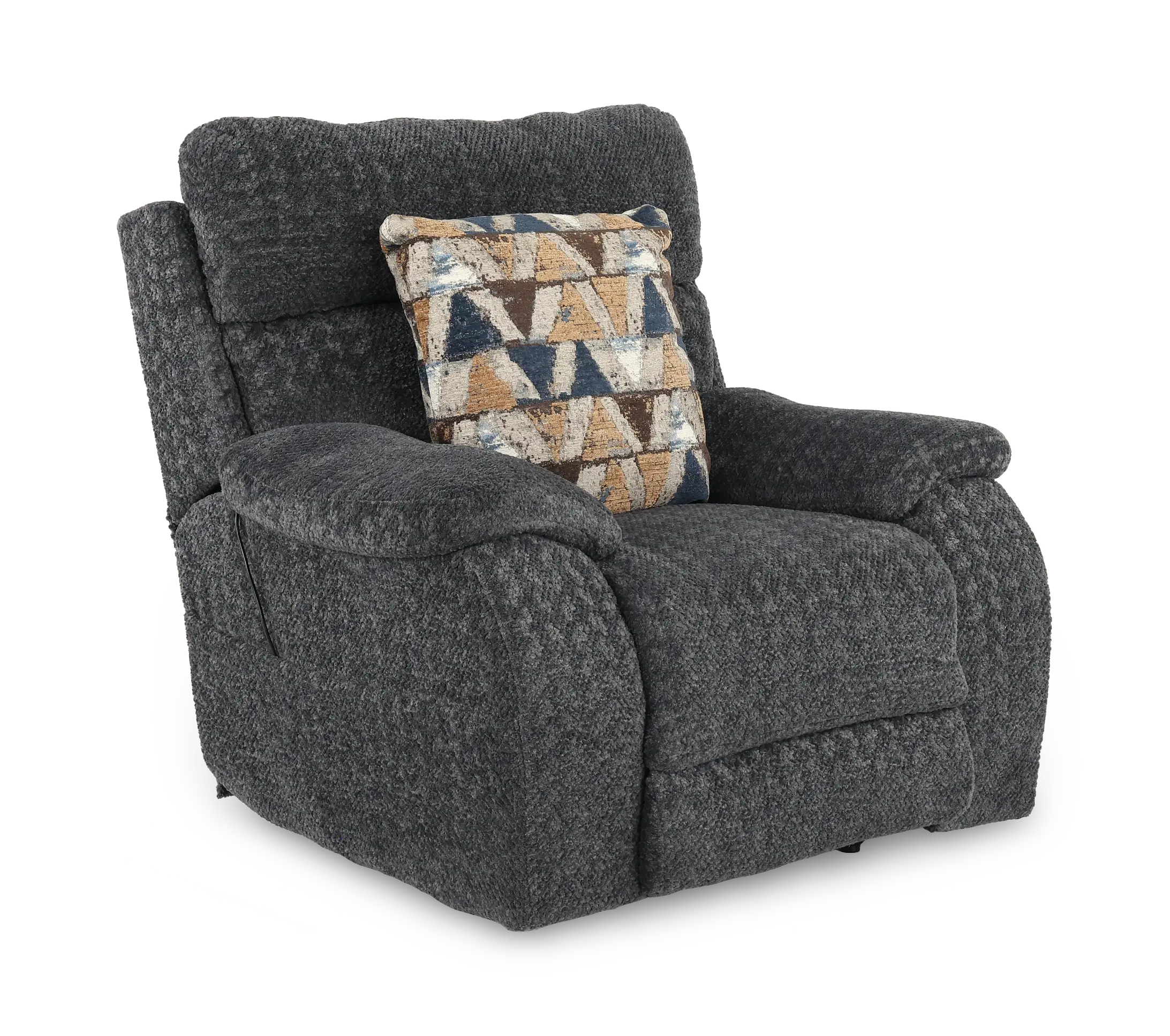762820-7/1963-28 Joya Galaxy Gray Power Recliner with Heat and Massage-1