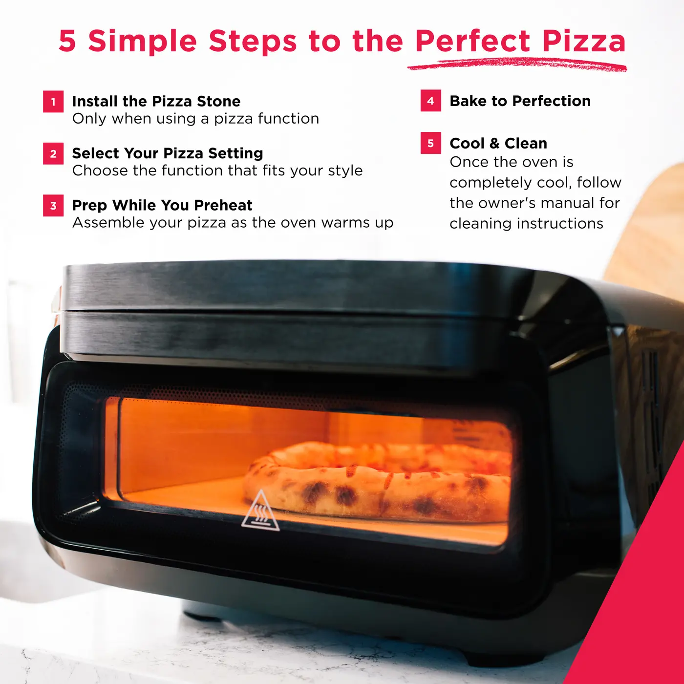 FRPO120B Frigidaire Indoor Countertop Pizza Oven - Black-3