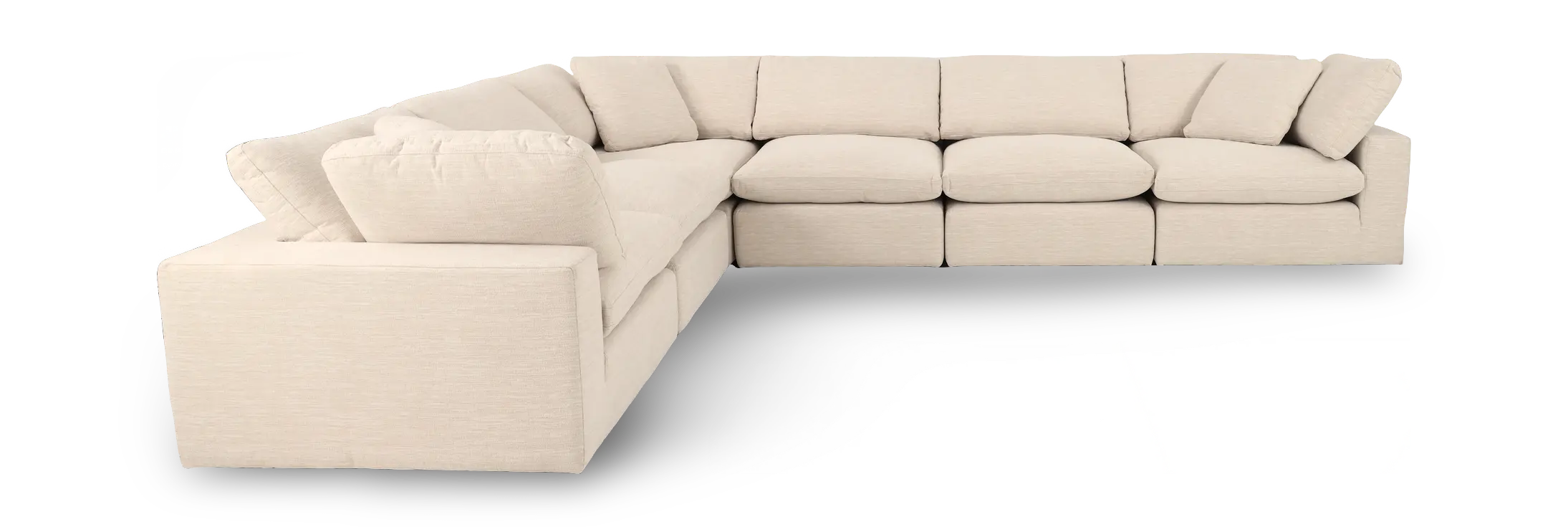 Harpo White 6-Piece Sectional-1
