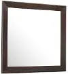 Excalibur Dark Cocoa Brown Dresser Mirror