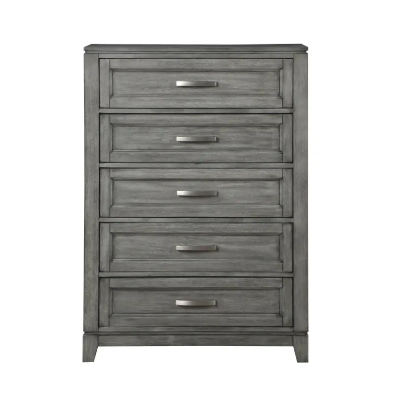 Jordan Driftwood Gray 5-Drawer Chest-3