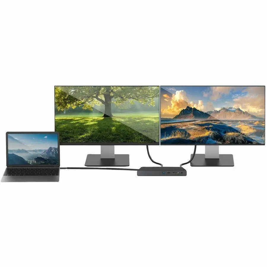 Centro1201 Black Multi-Display USB-C Docking Station-2