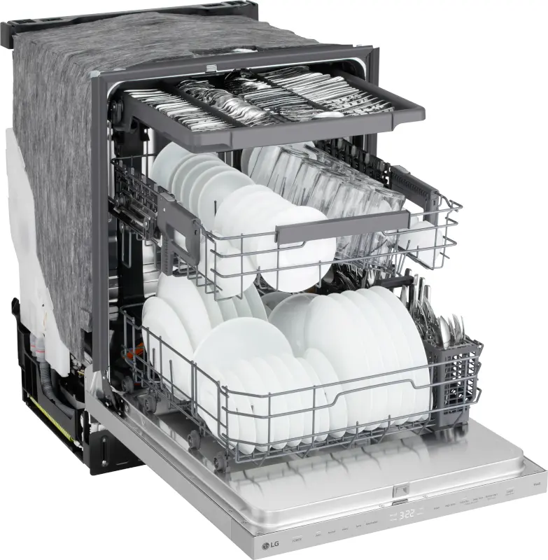 LDNPQ445S LG Smart Top Control Dishwasher - Stainless Steel-23