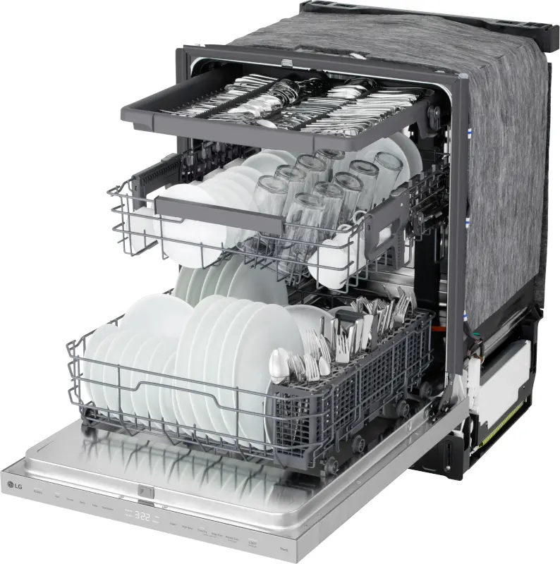 LDNPQ445S LG Smart Top Control Dishwasher - Stainless Steel-24