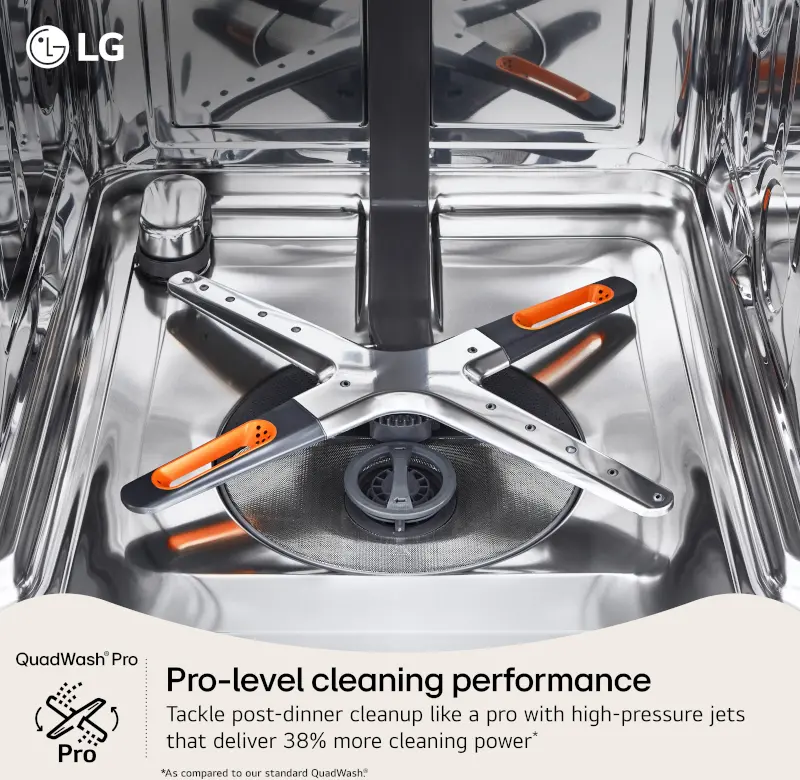 LDNPQ445S LG Smart Top Control Dishwasher - Stainless Steel-8