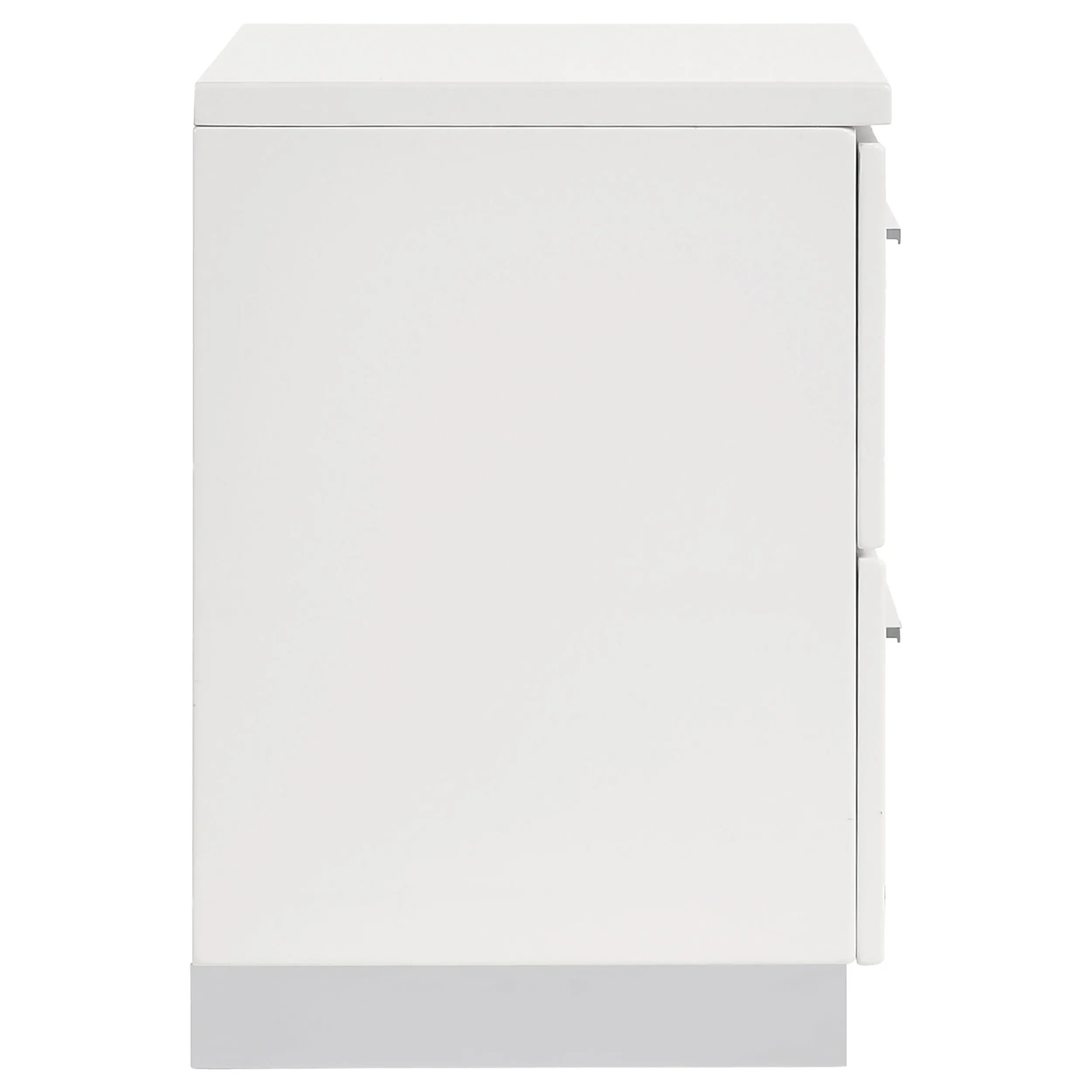 Manhattan Bright White 2-Drawer Nightstand-5