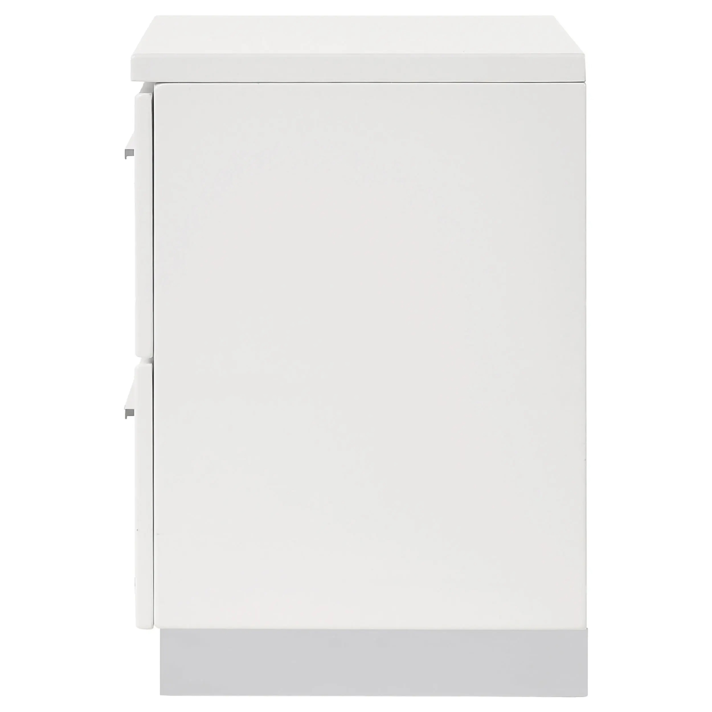 Manhattan Bright White 2-Drawer Nightstand-9