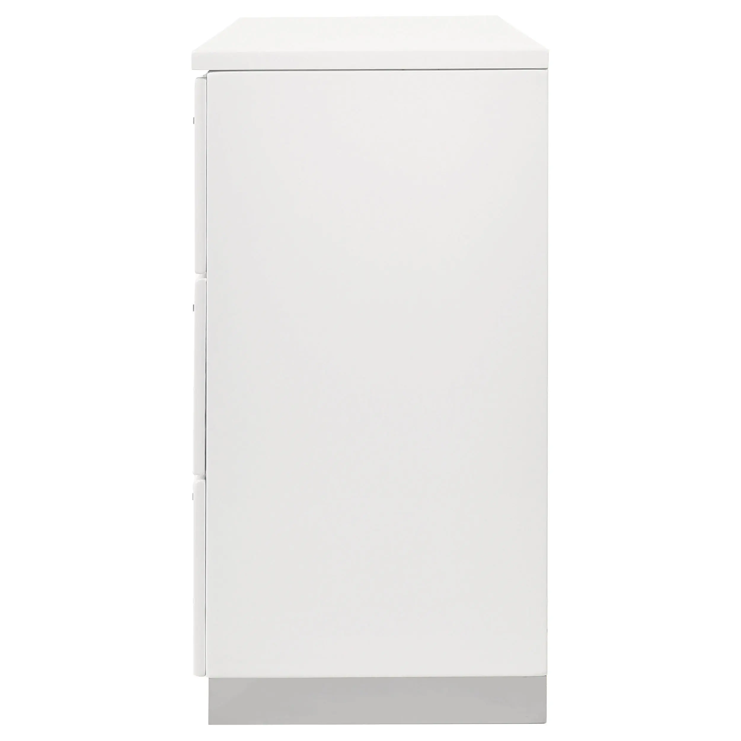 Manhattan Bright White 6-Drawer Dresser-9