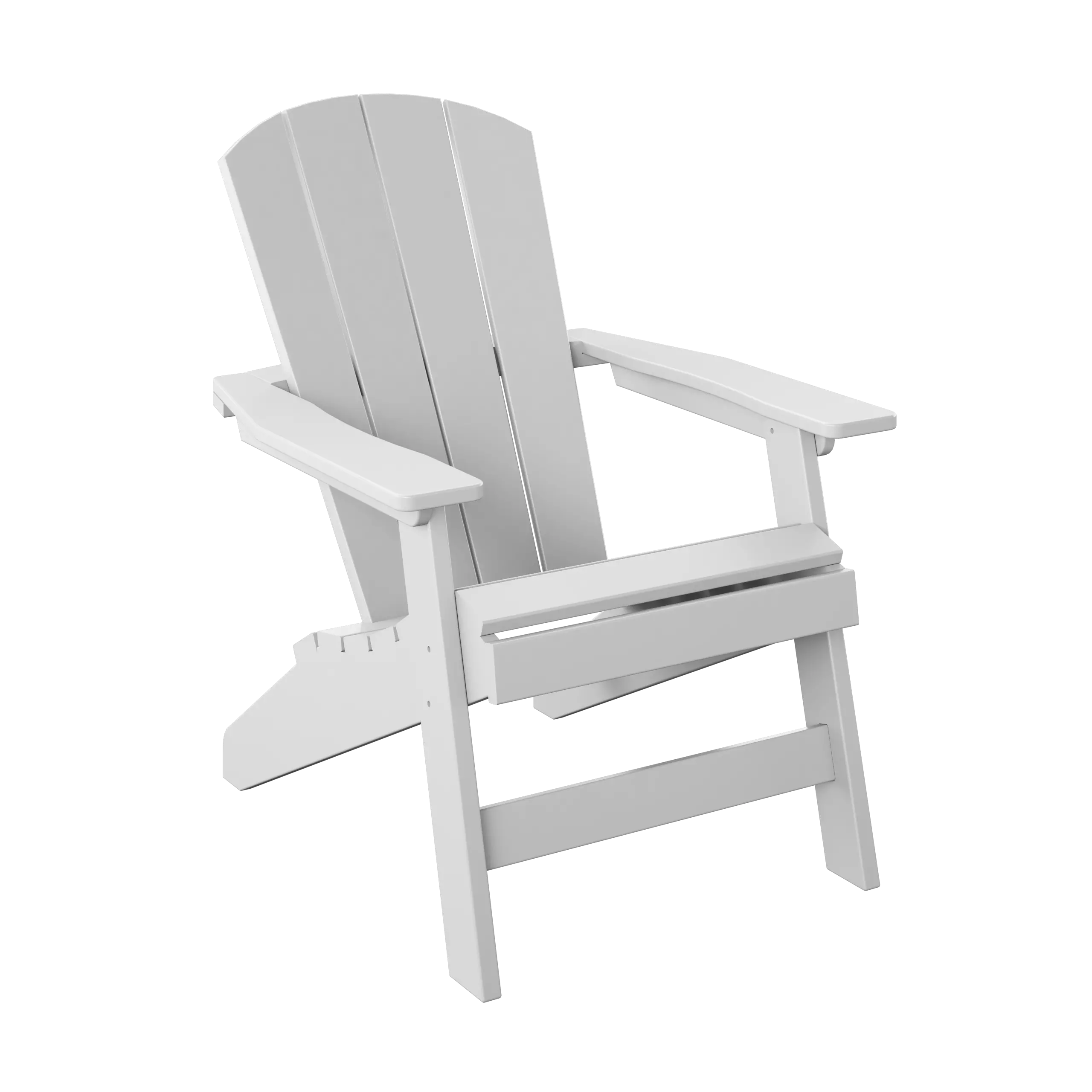 Polybird White Adirondak Chair-1