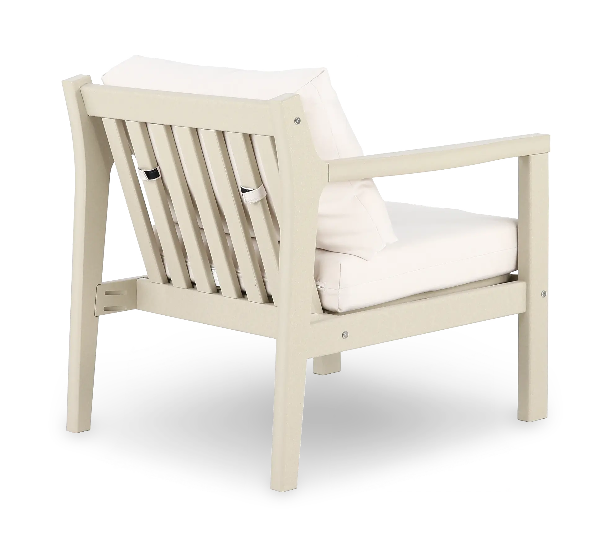 Polybird Beige Patio Club Chair-6