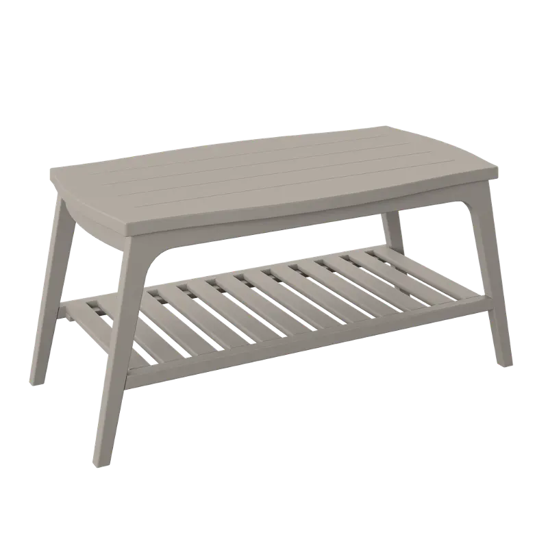 Polybird Beige Patio Coffee Table