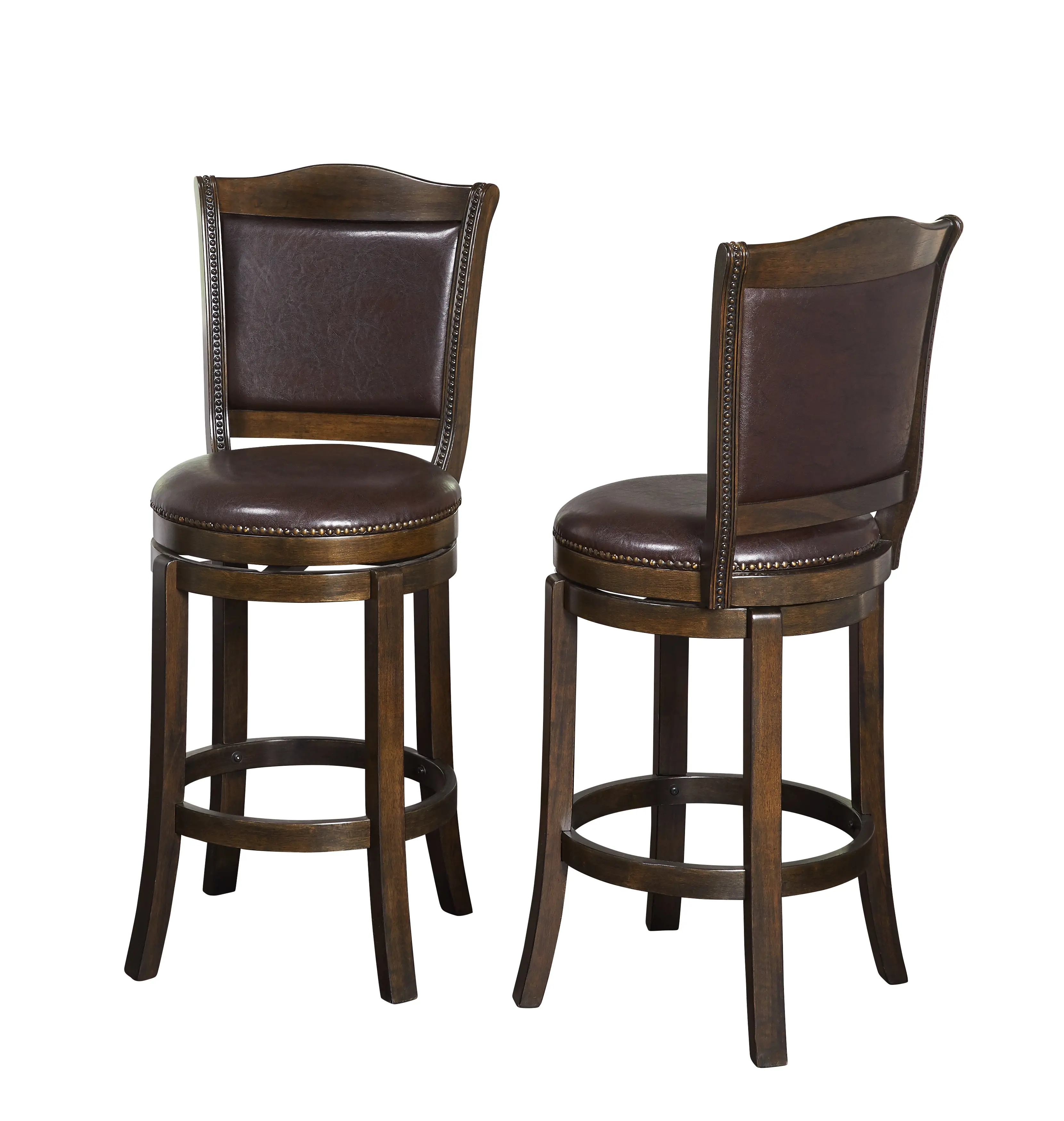 Sandler Brown Barstool, Set of 2-1