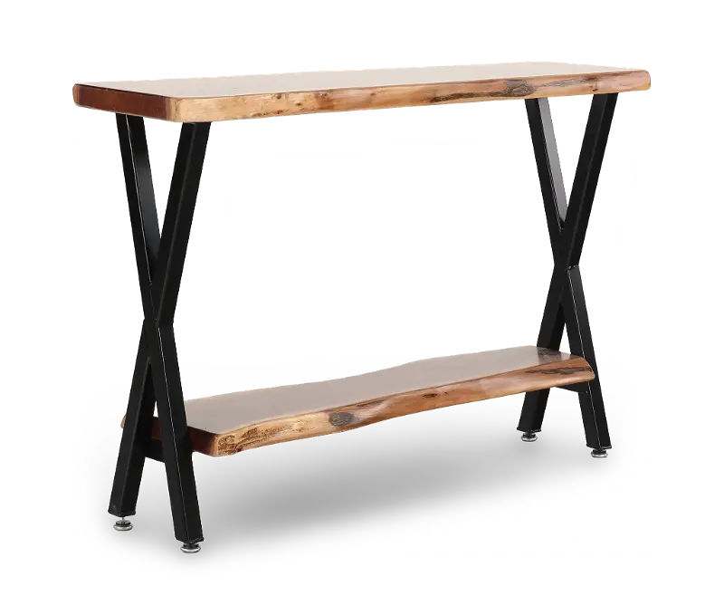 Live Edge Walnut Sofa Table