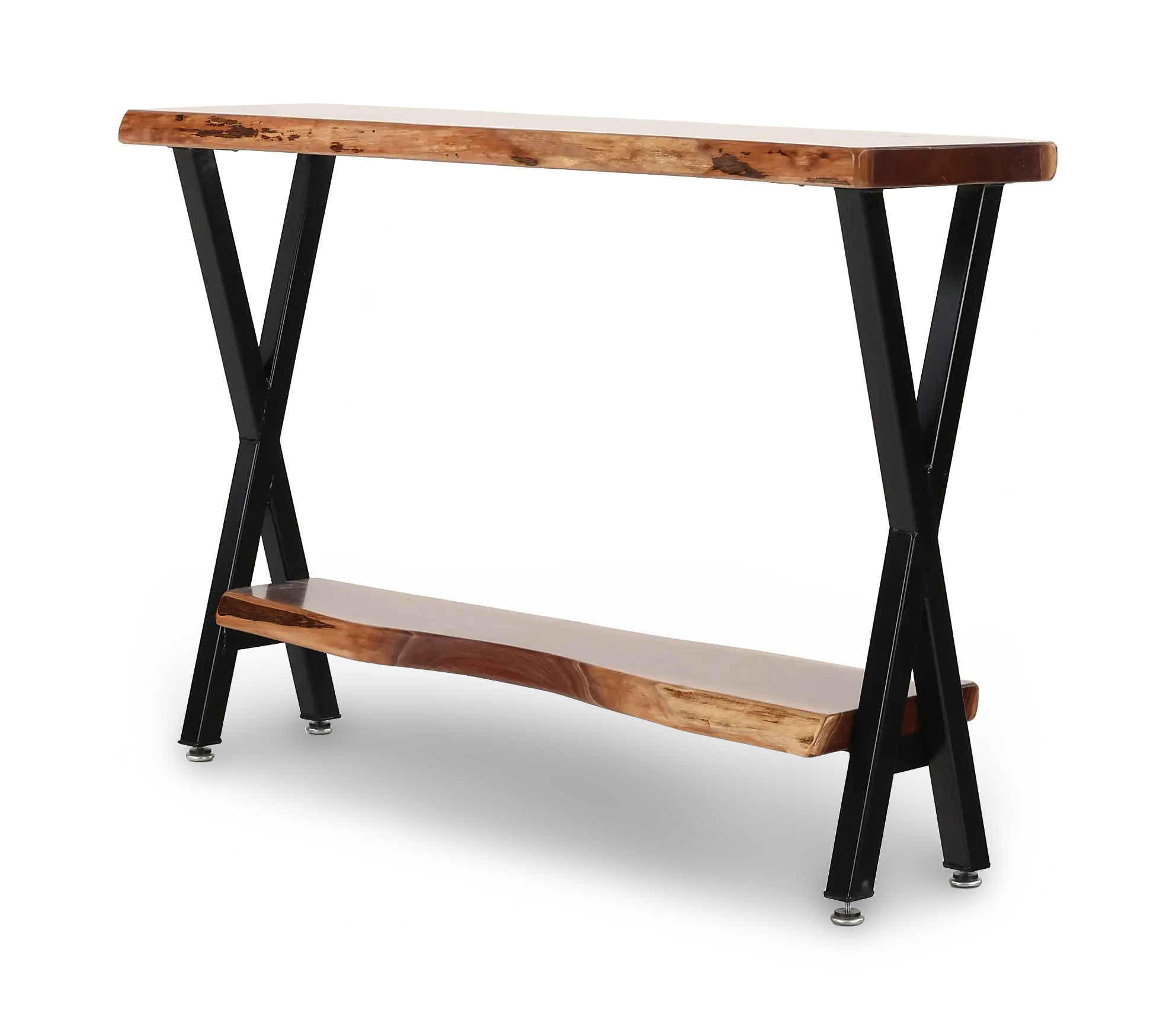 Live Edge Walnut Sofa Table-5