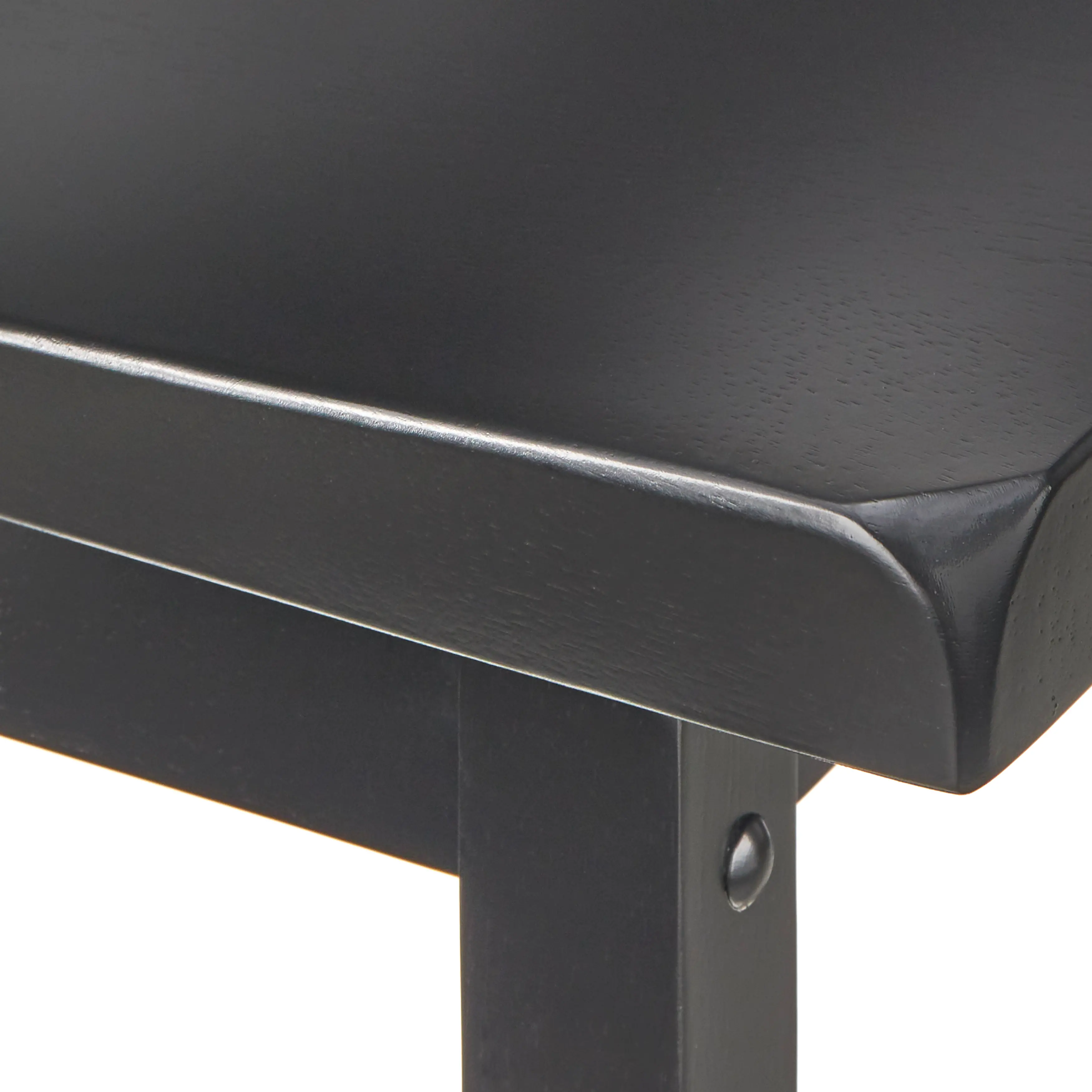 Anderton Black Saddle Stool, Set of 2-2