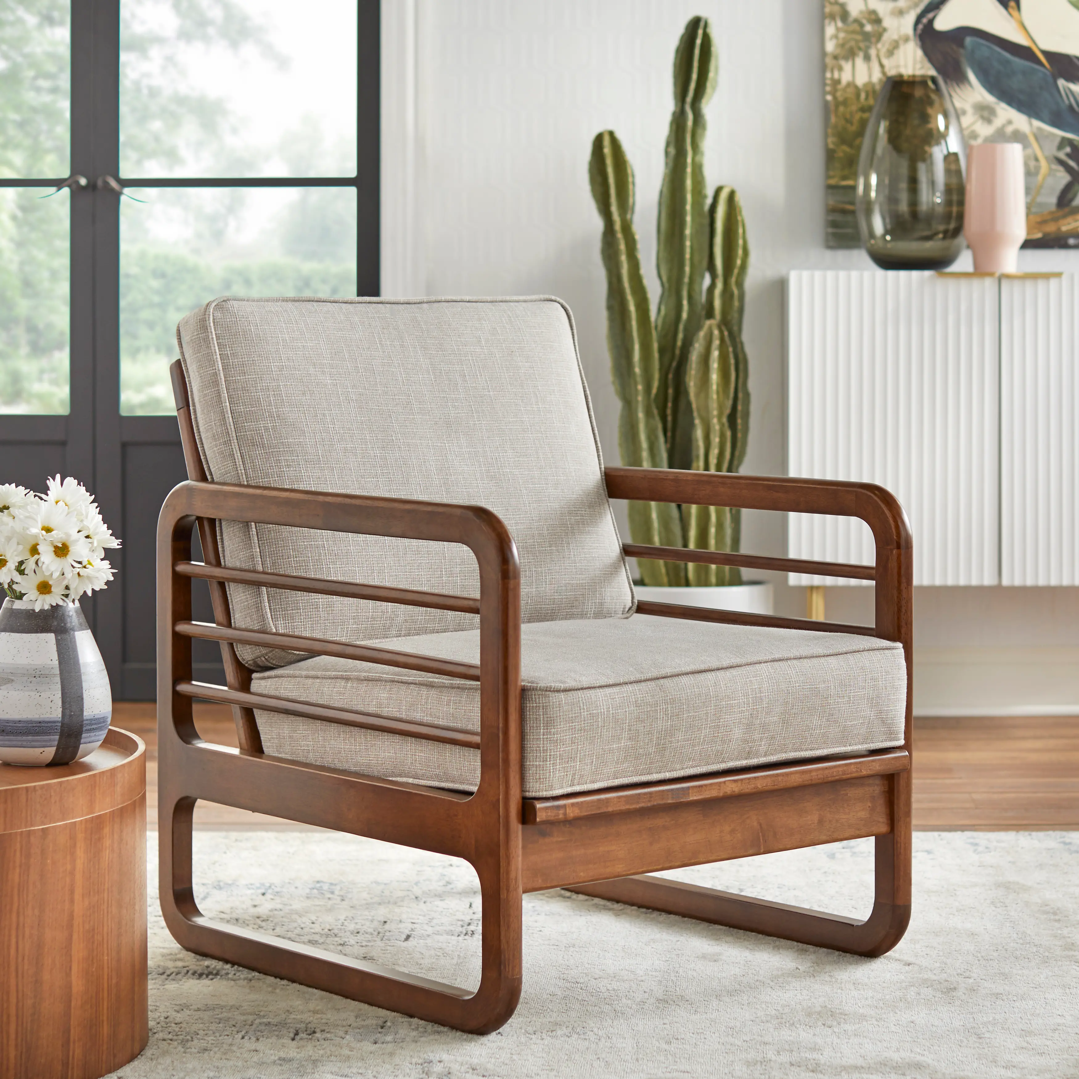 SYBIL ACCENT CHAIR BROWN-1