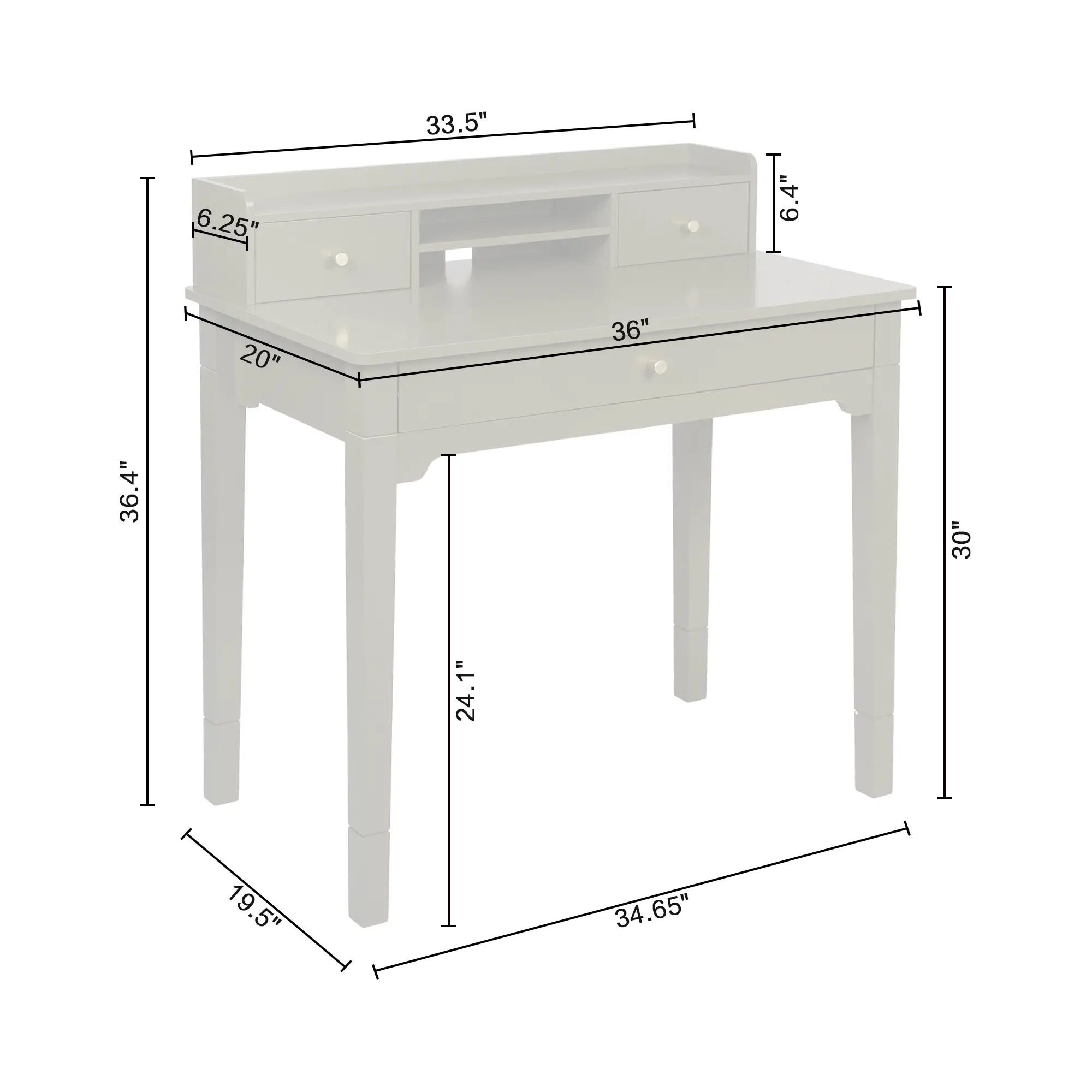 Heath Olive Green Desk-3