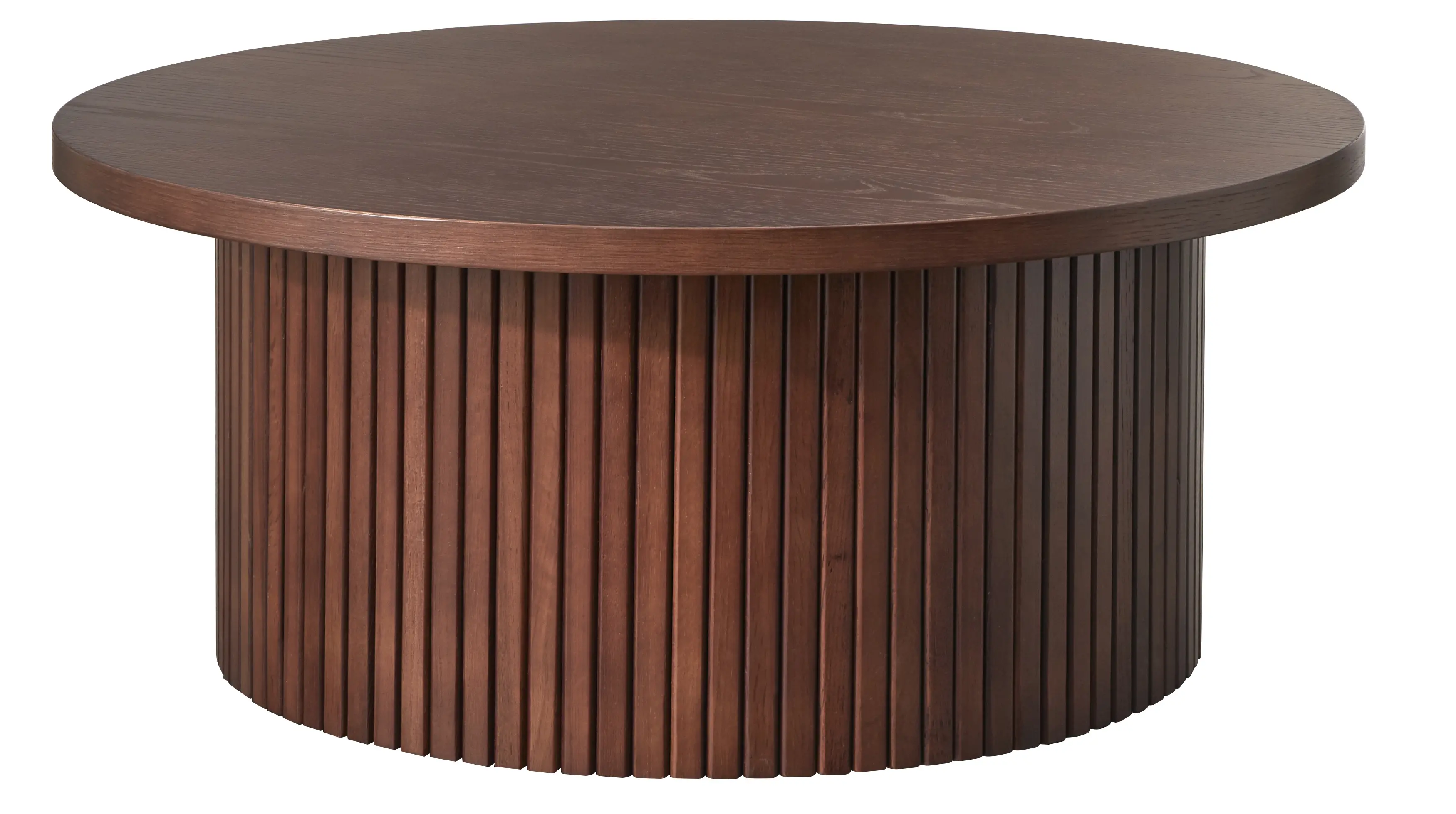 Drake Low Profile Walnut Cocktail Table-2