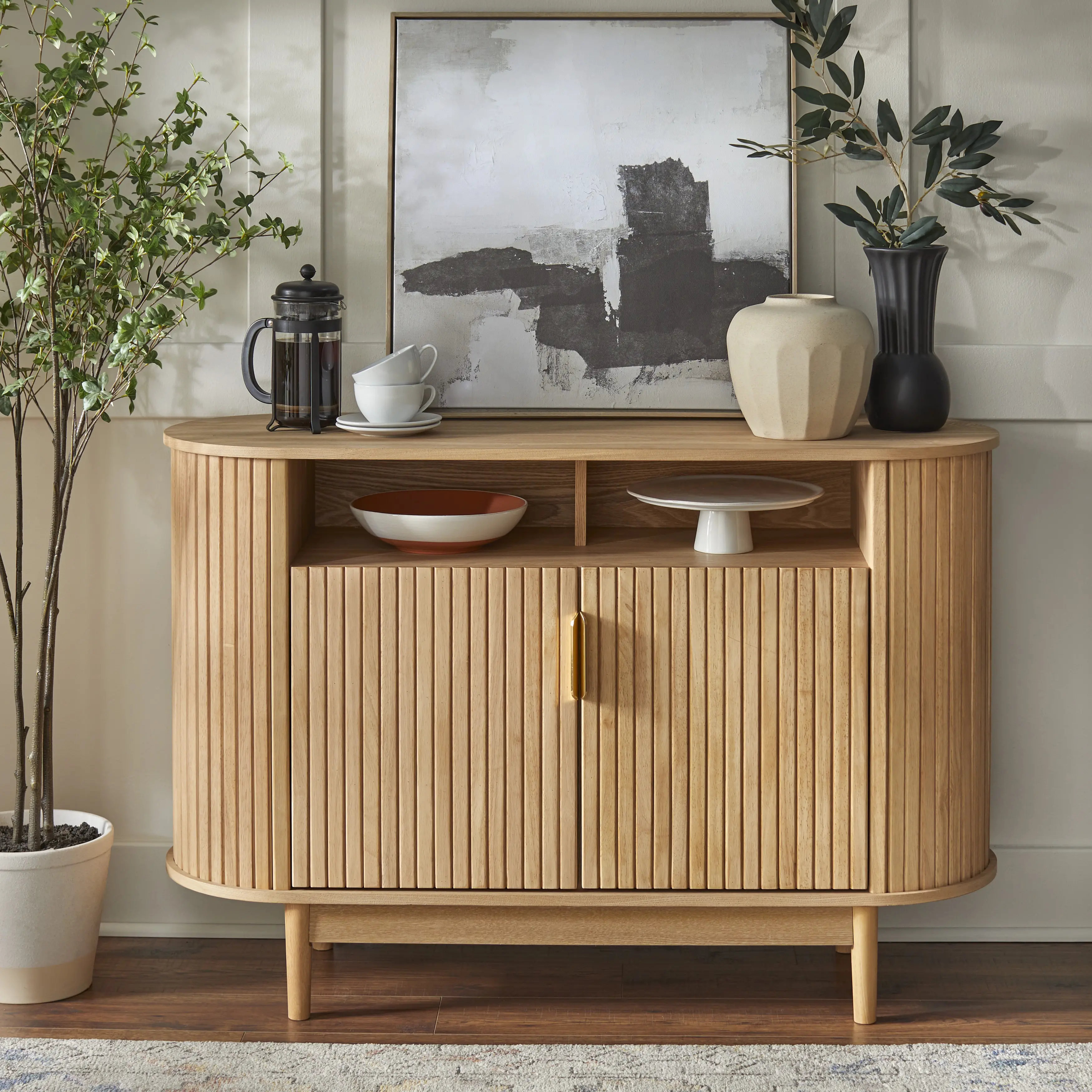 Drake Light Oak Buffet-1