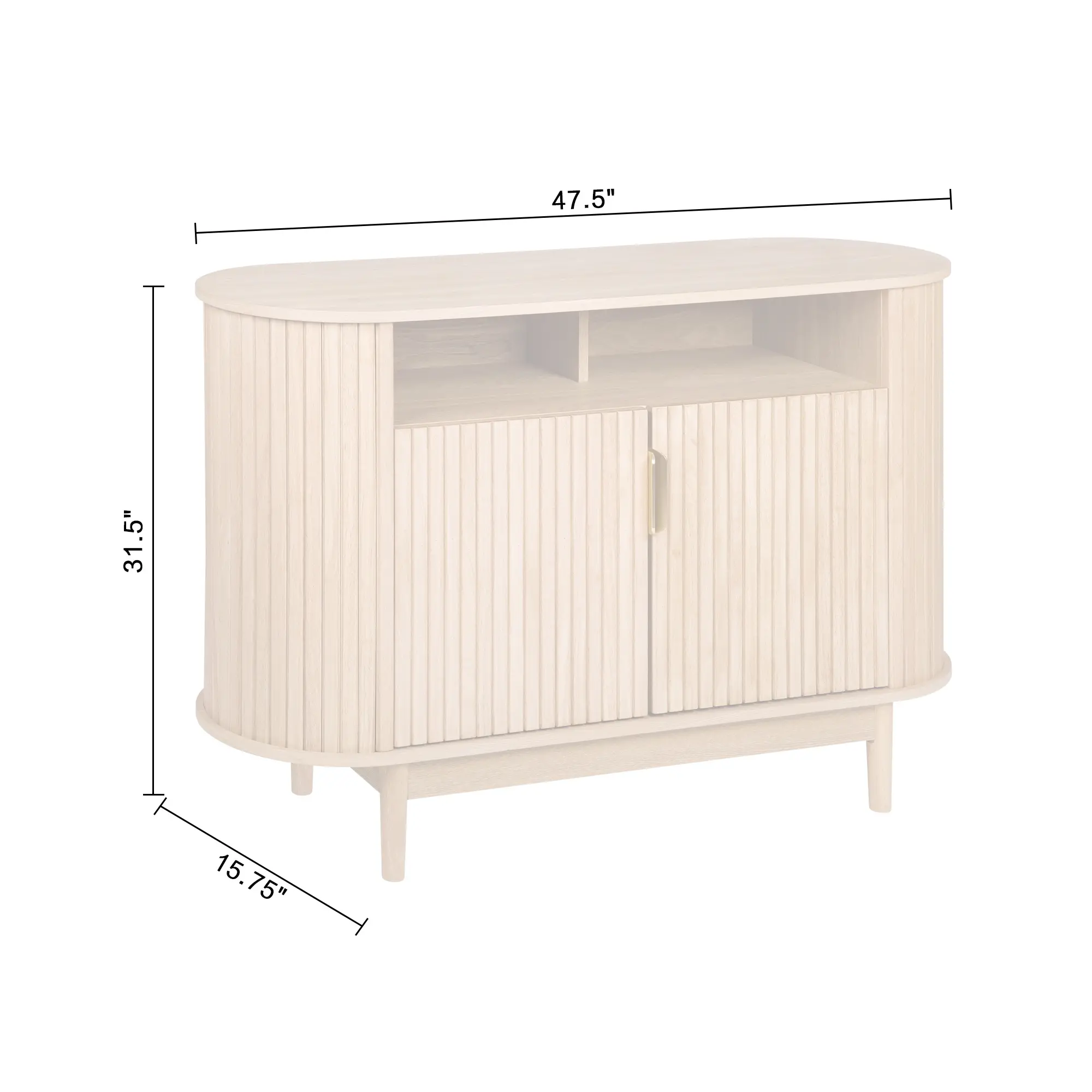 Drake Light Oak Buffet-8