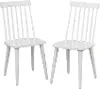Alana White Dining Chair, Set of 2