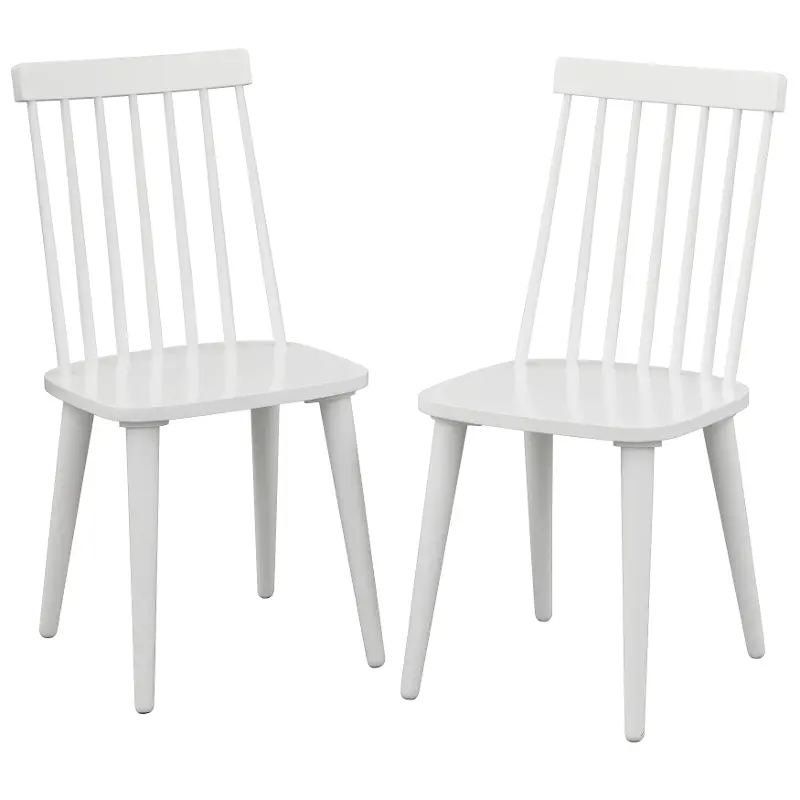 Alana White Dining Chair, Set of 2