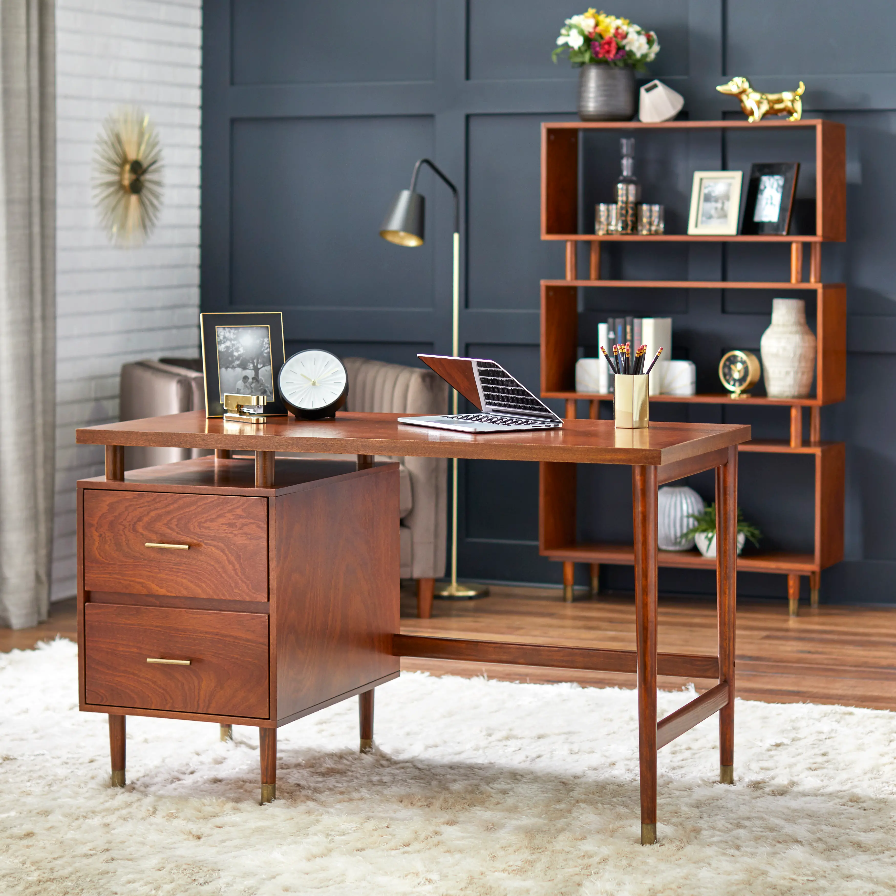 Robbie Walnut Desk-2