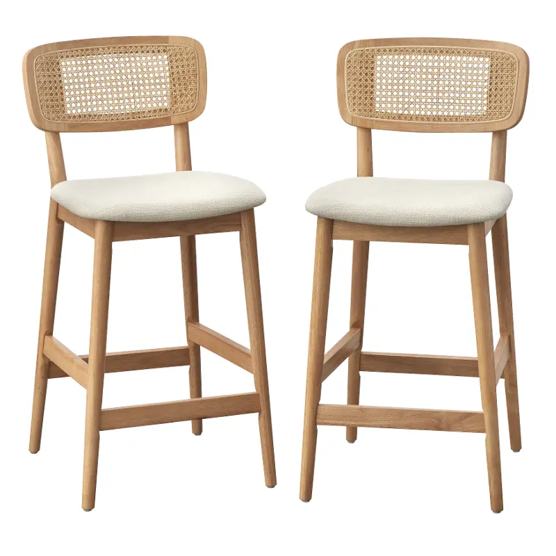 Darcy Oak Stools, Set of 2