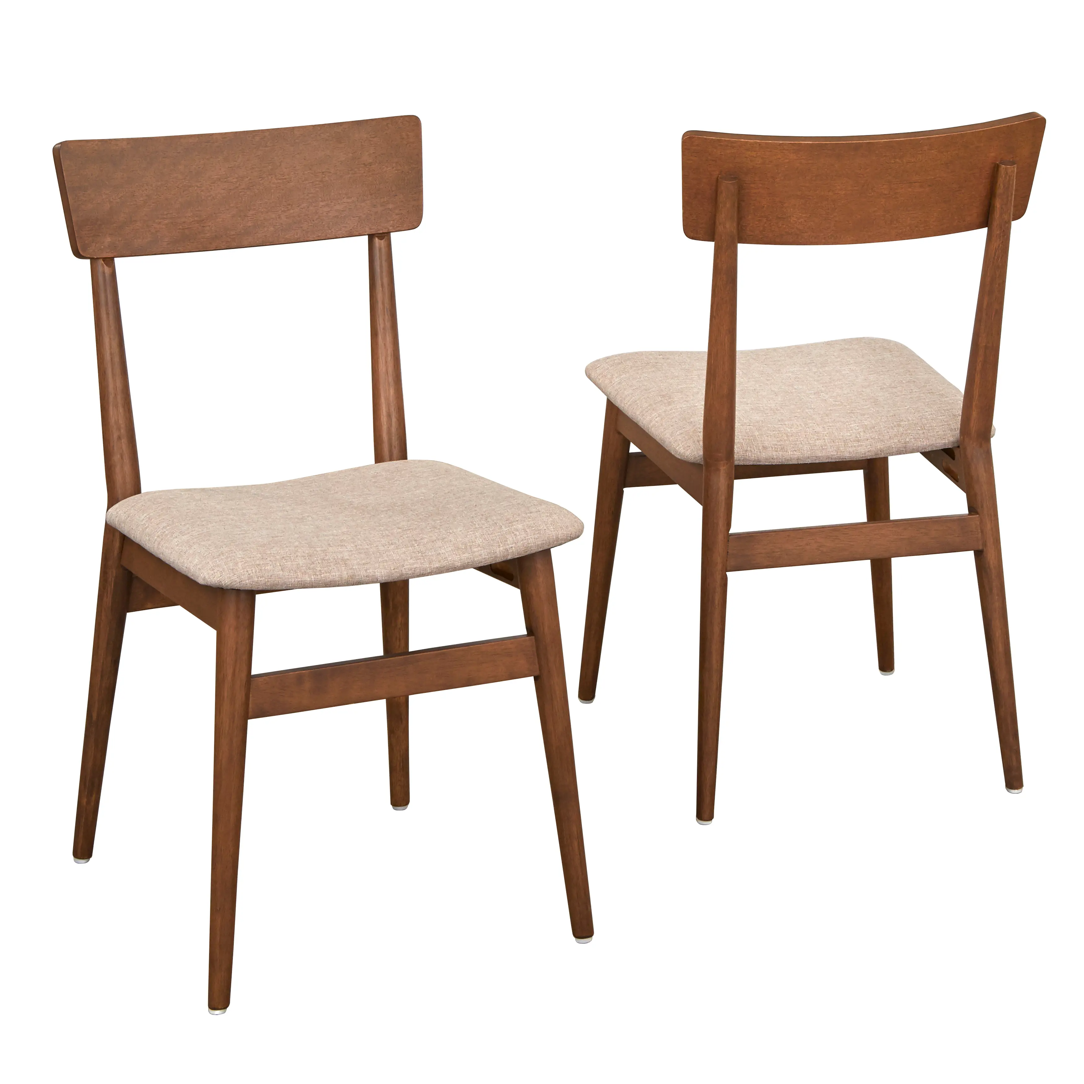 Darcy Walnut Dining Chairs, Set of 2-1