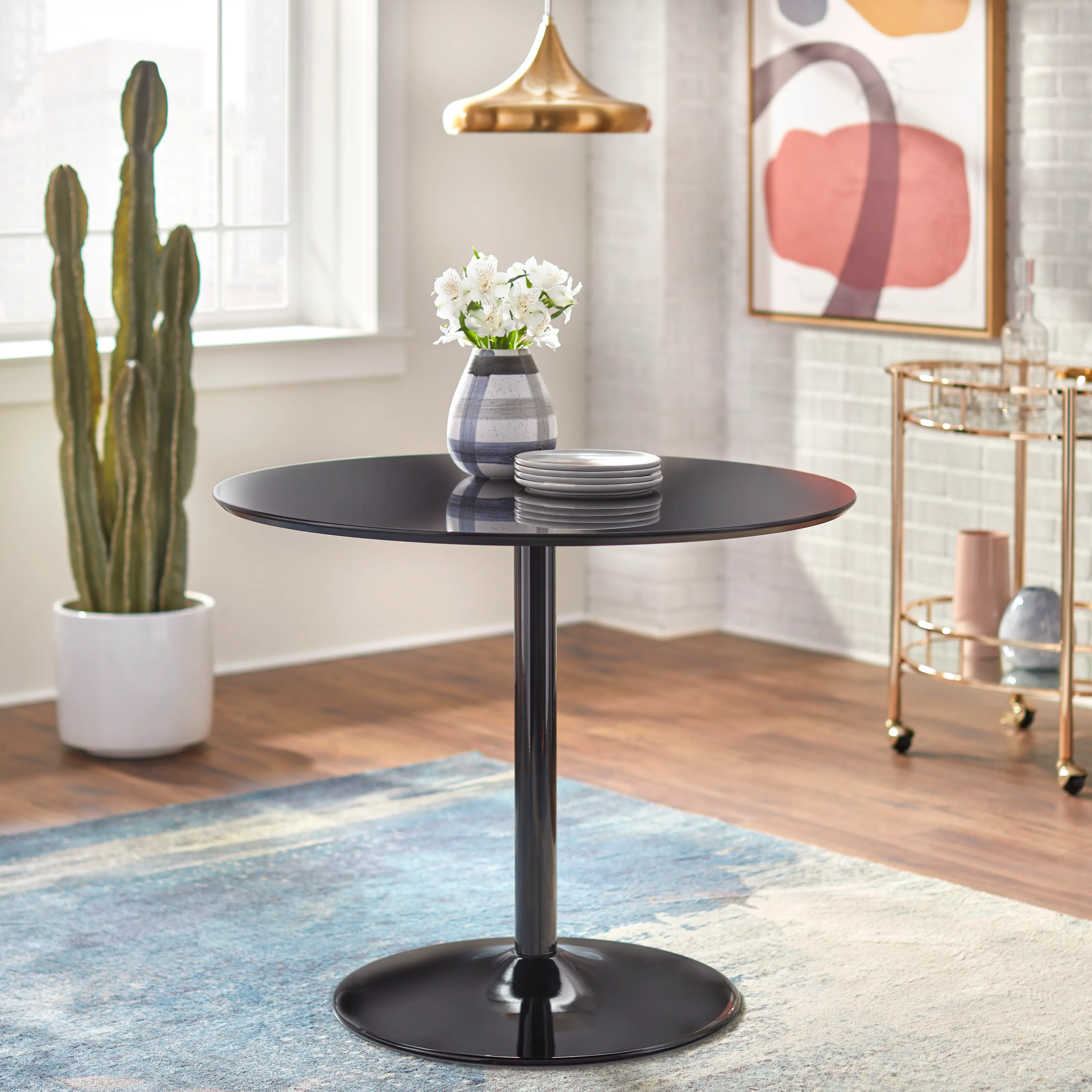 Pia Black Dining Table-2
