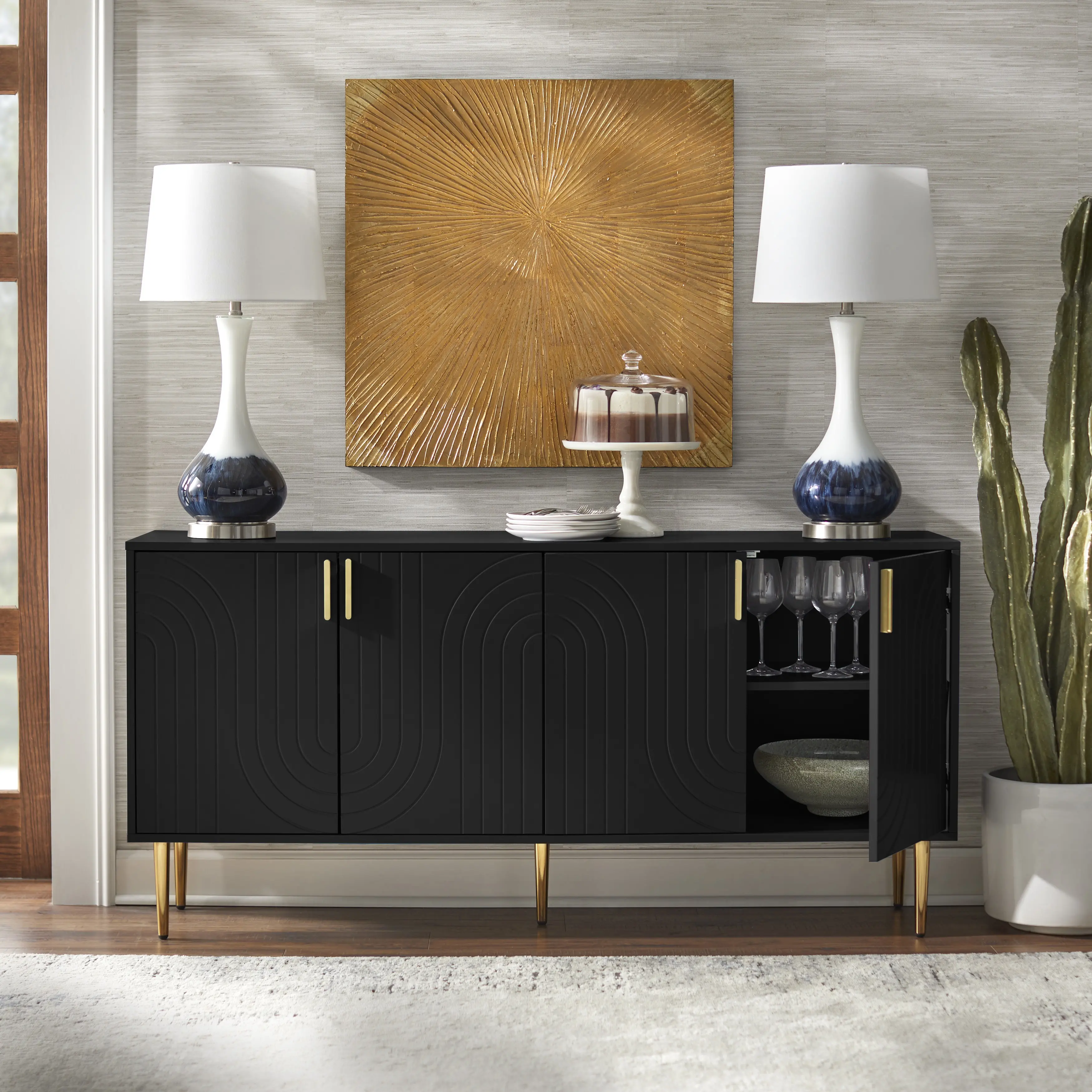Olivia Black Sideboard-3