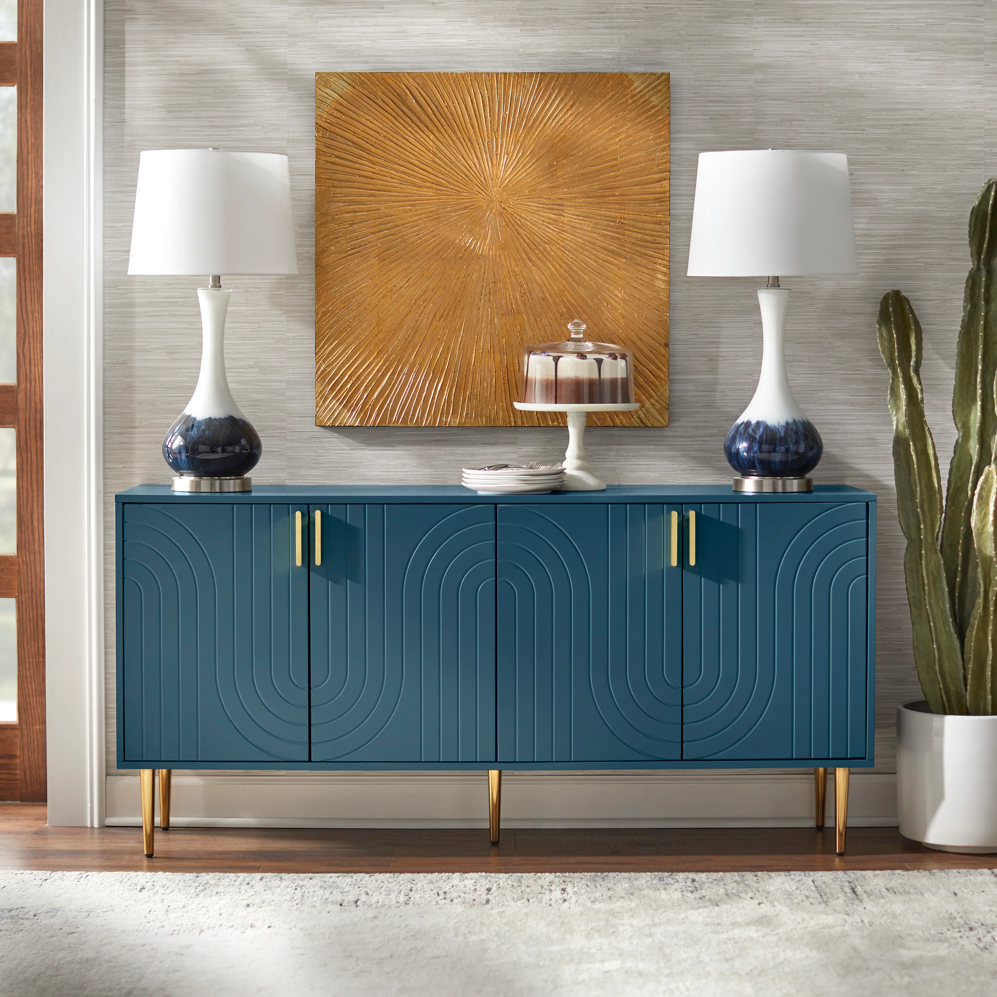 Olivia Blue Sideboard-2