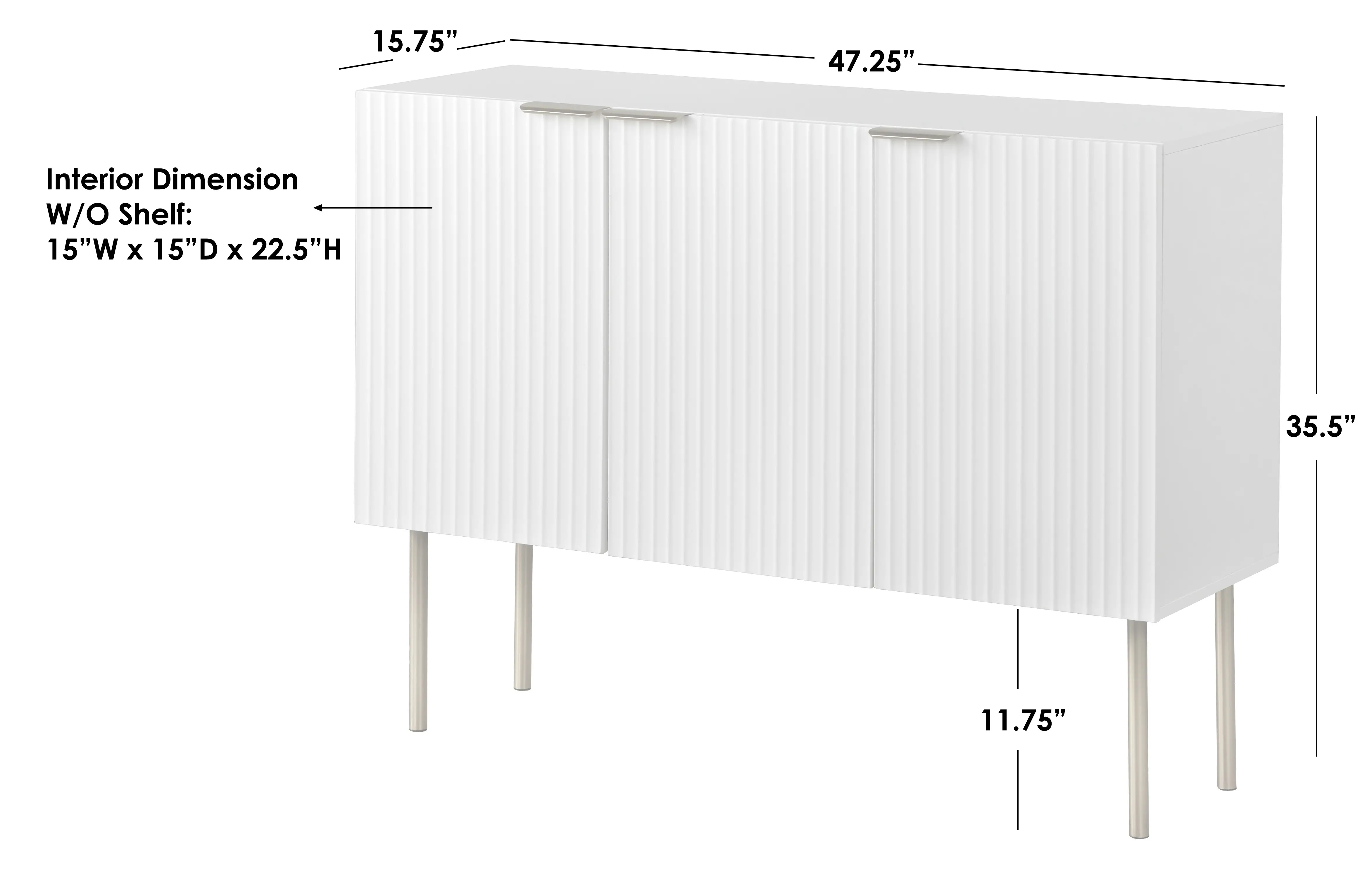 Alma White Sideboard-3