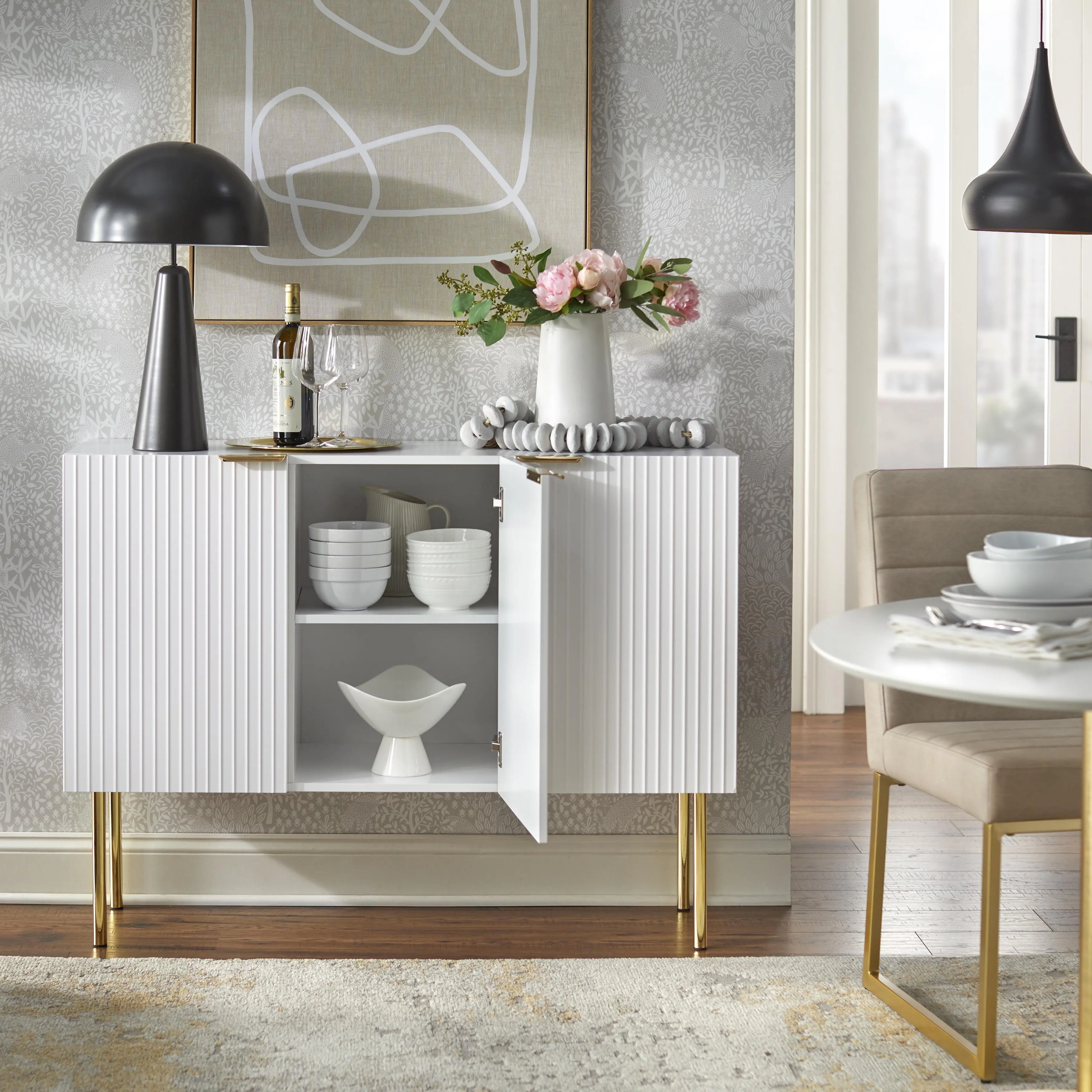 Alma White Sideboard-6