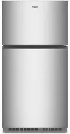 WRTX3021TZ Whirlpool 21.3 Cu Ft Top Freezer Refrigerator – Total Coverage Cooling in Stainless Steel