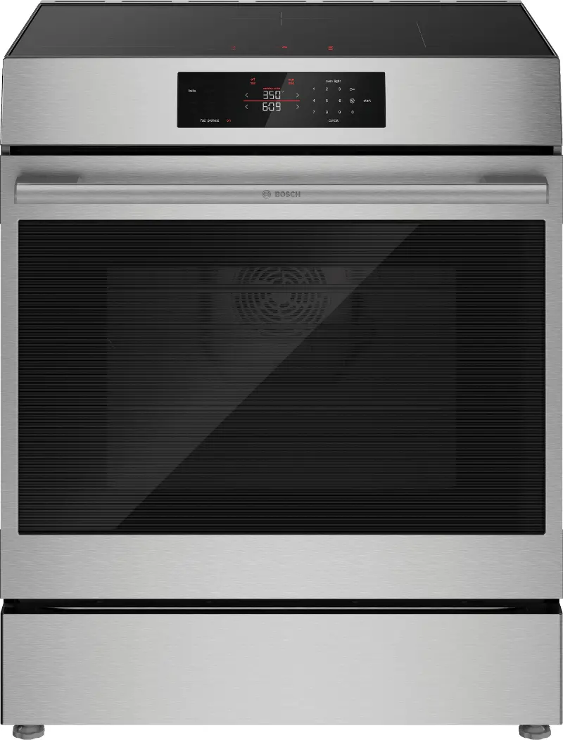 Bosch 500 Series 5.8 Cu Ft Single Oven Induction Range - Stainless Steel