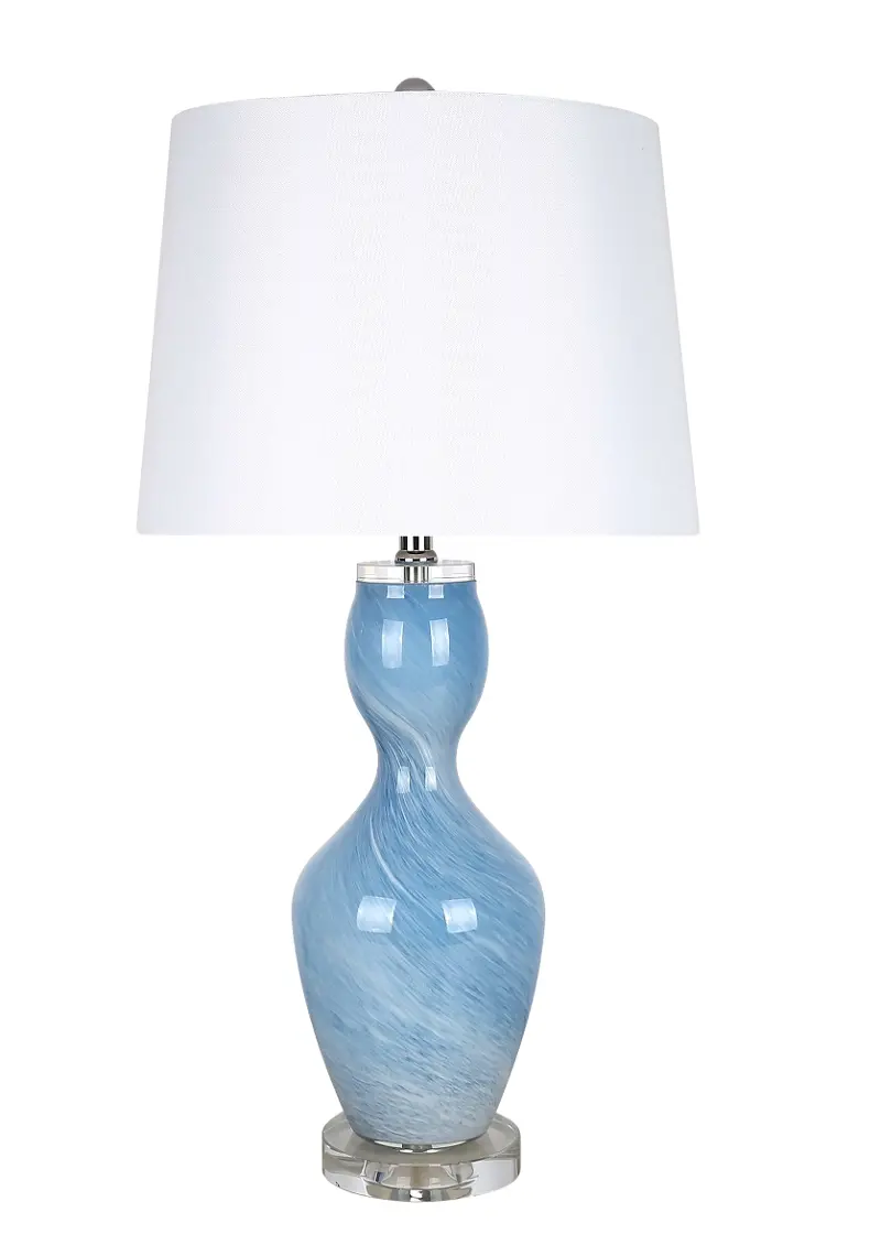 Azure Art Blue and White Table Lamp